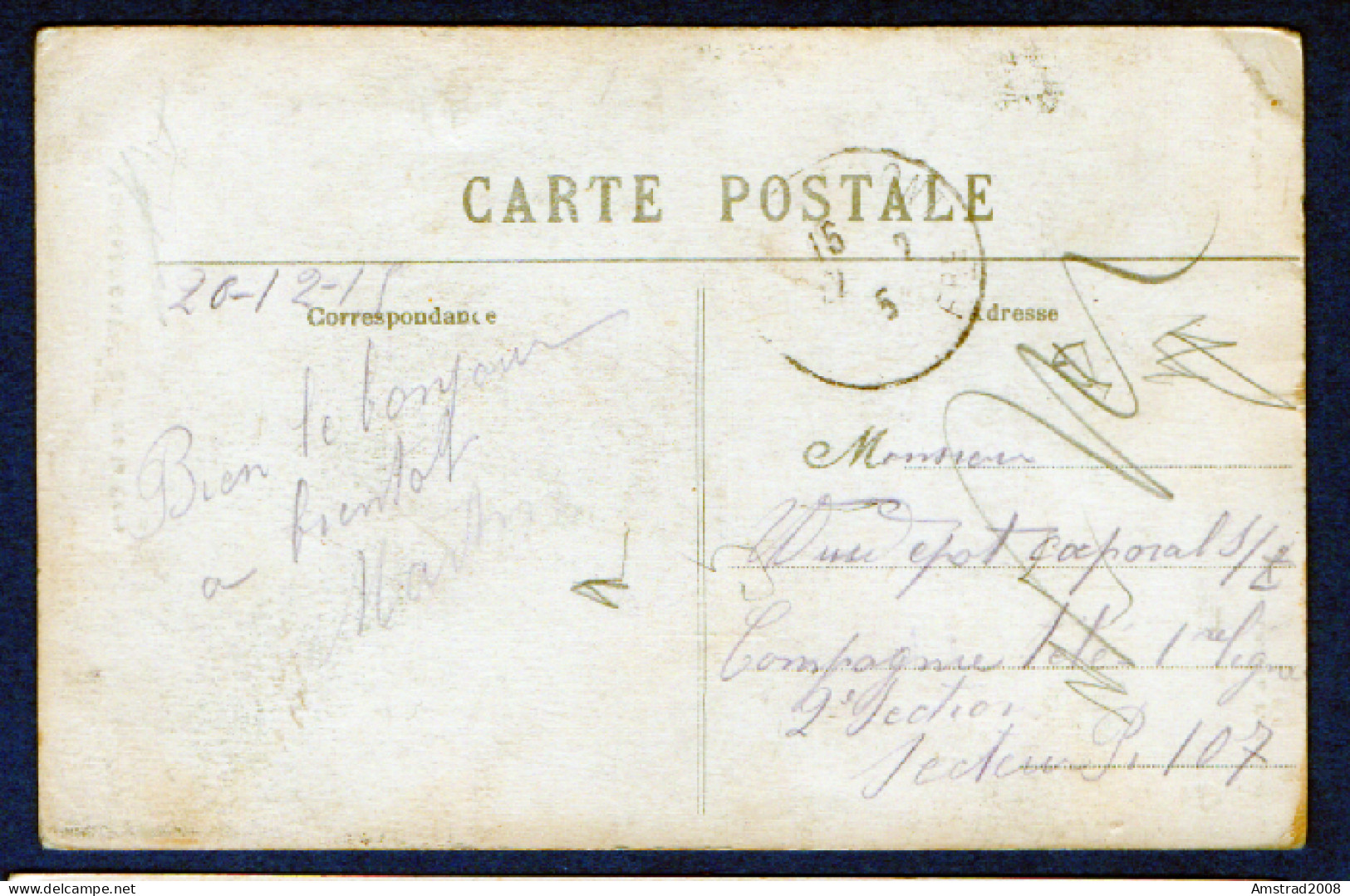 1912 - FOUCARMONT - RUE DE LA GARE  - FRANCE - Sonstige & Ohne Zuordnung