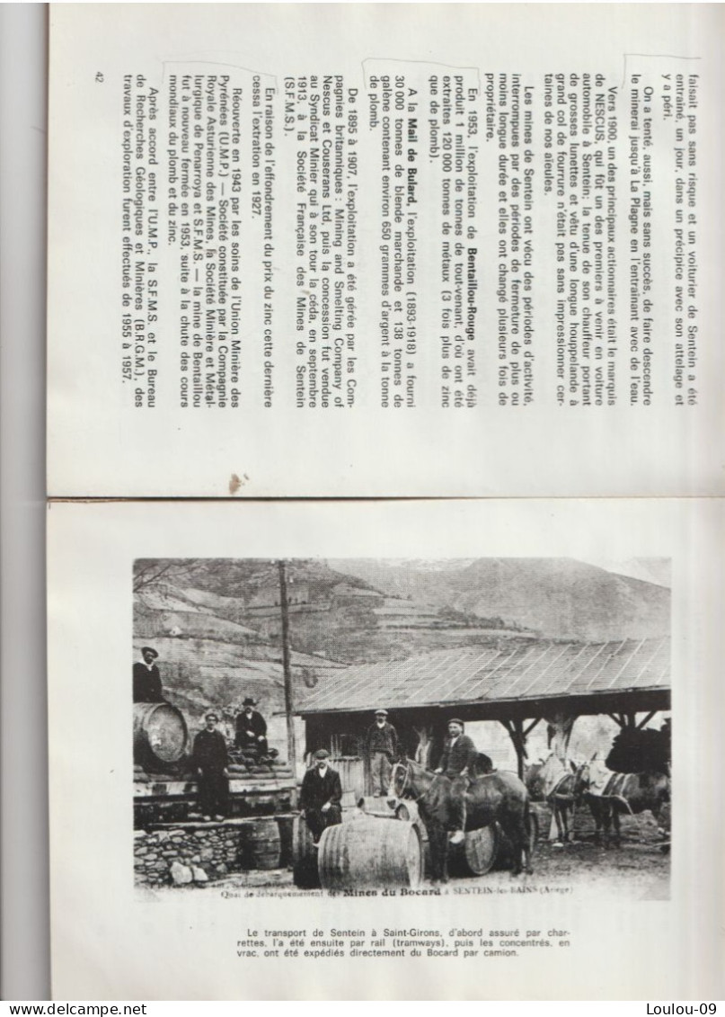 Saint-Girons(09)1982-connaissances Du Biros-(100pages)illustrées,carte Concession Minières - Saint Girons