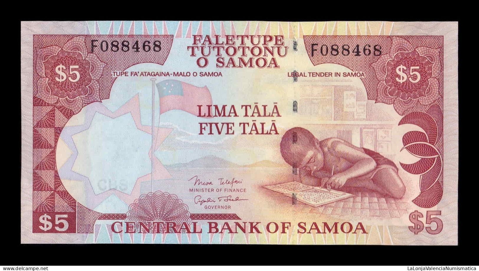 Samoa 5 Tala 2005 Pick 33b Sc Unc - Samoa