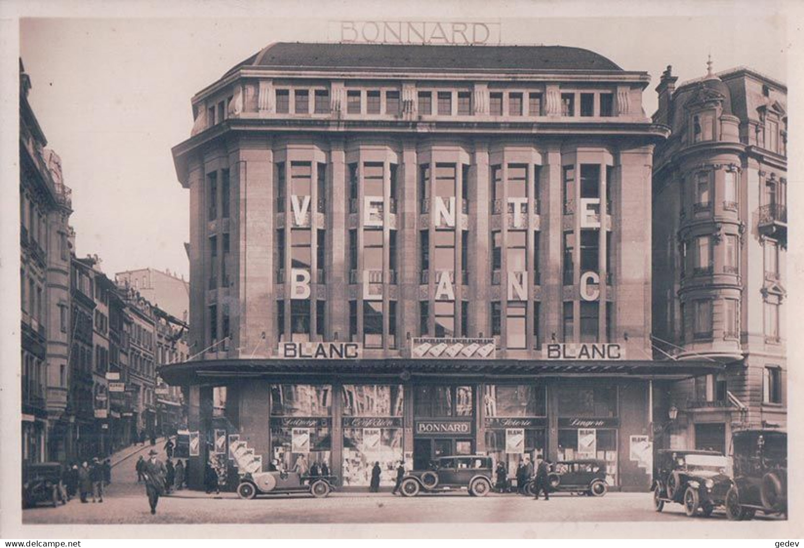 Lausanne VD, Magasin Bonnard, Vente Blanc, Automobiles (2521) - Lausanne