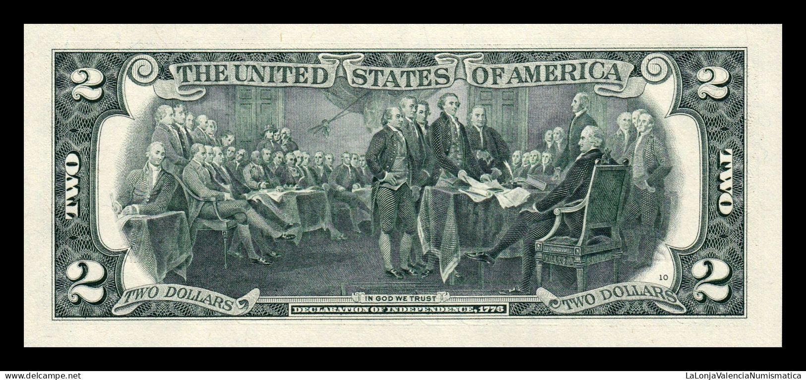 Estados Unidos United States 2 Dollars 2017A Pick 545 L -San Francisco CA Sc Unc - Billets De La Federal Reserve (1928-...)