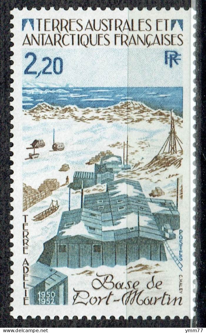 Paysage Antarctique : Vue De La Base De Port-Martin - Unused Stamps