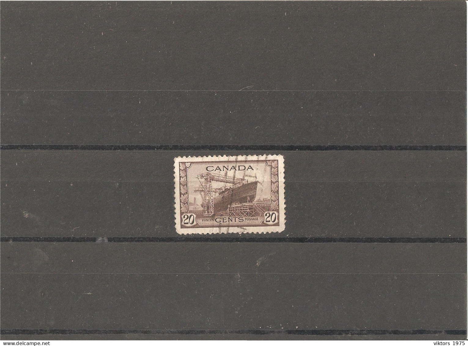 Used Stamp Nr.261 In Darnell Catalog  - Usados