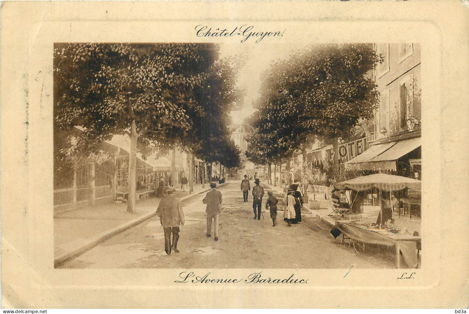 63 - CHATEL GUYON - L'AVENUE BARADUC - Châtel-Guyon