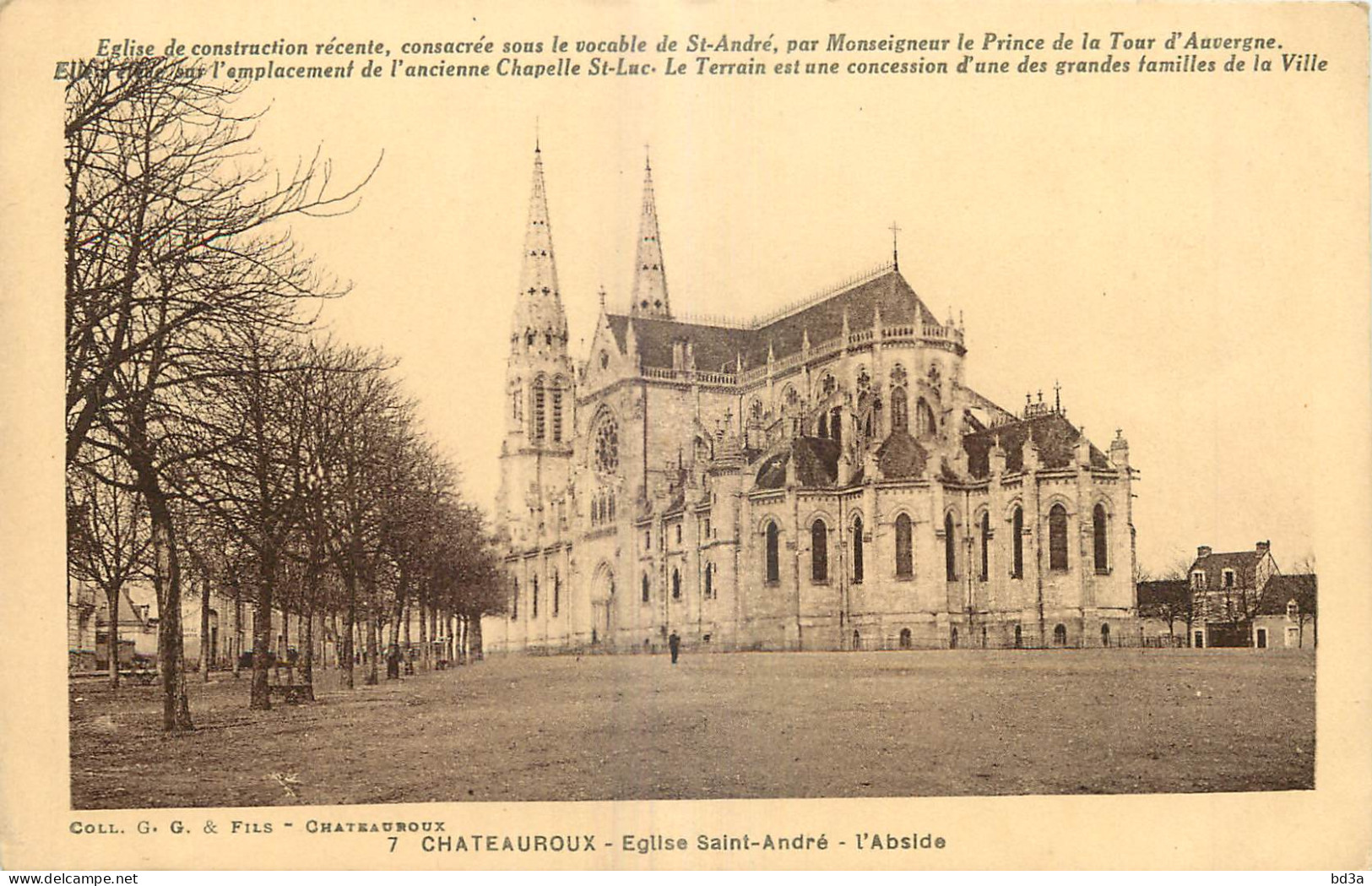 36 - CHATEAUROUX - EGLISE SAINT ANDRE - L'ABSIDE - Chateauroux