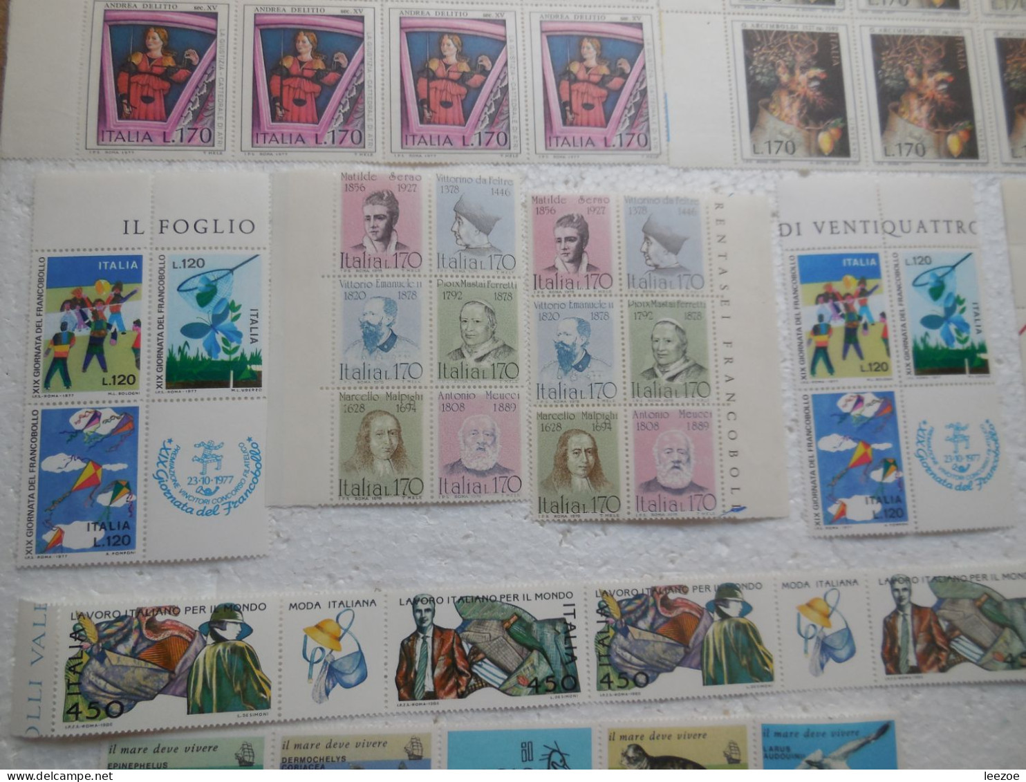 STAMP ITALIA, lot TIMBRES ITALIEN, timbres catégorie portrait art animaux...  ...ref N5/40/8