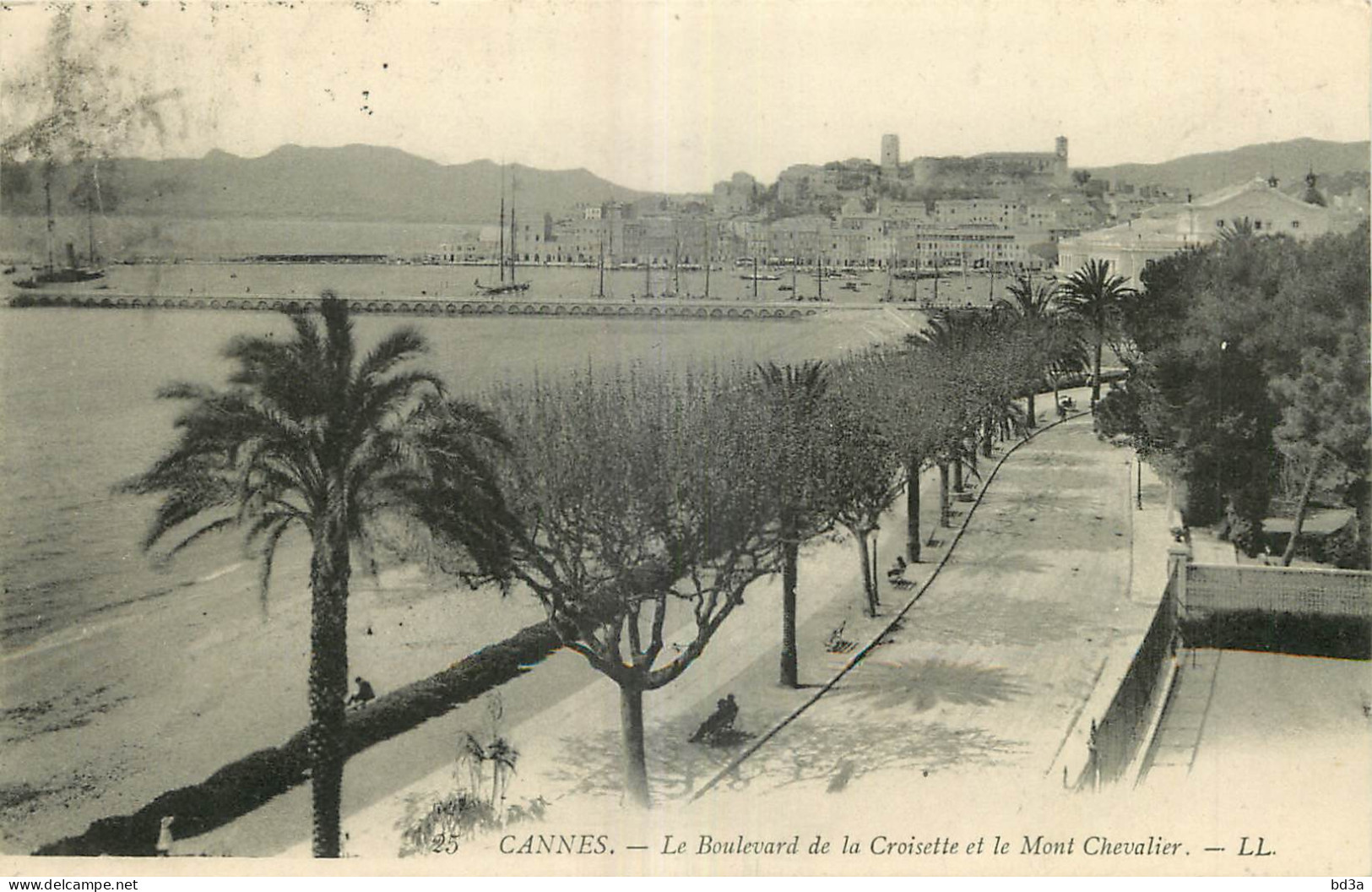 06 - CANNES - LE BOULEVARD DE LA CROISETTE ET LE MONT CHEVALIER - Cannes