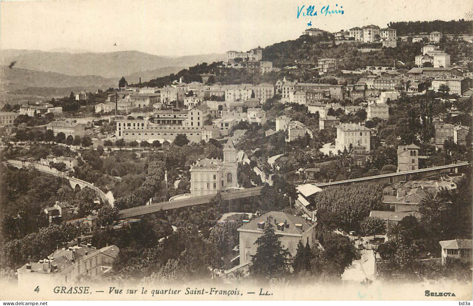 06 - GRASSE - VUE SUR LE QUARTIER SAINT FRANCOIS - LL - 4 - Grasse