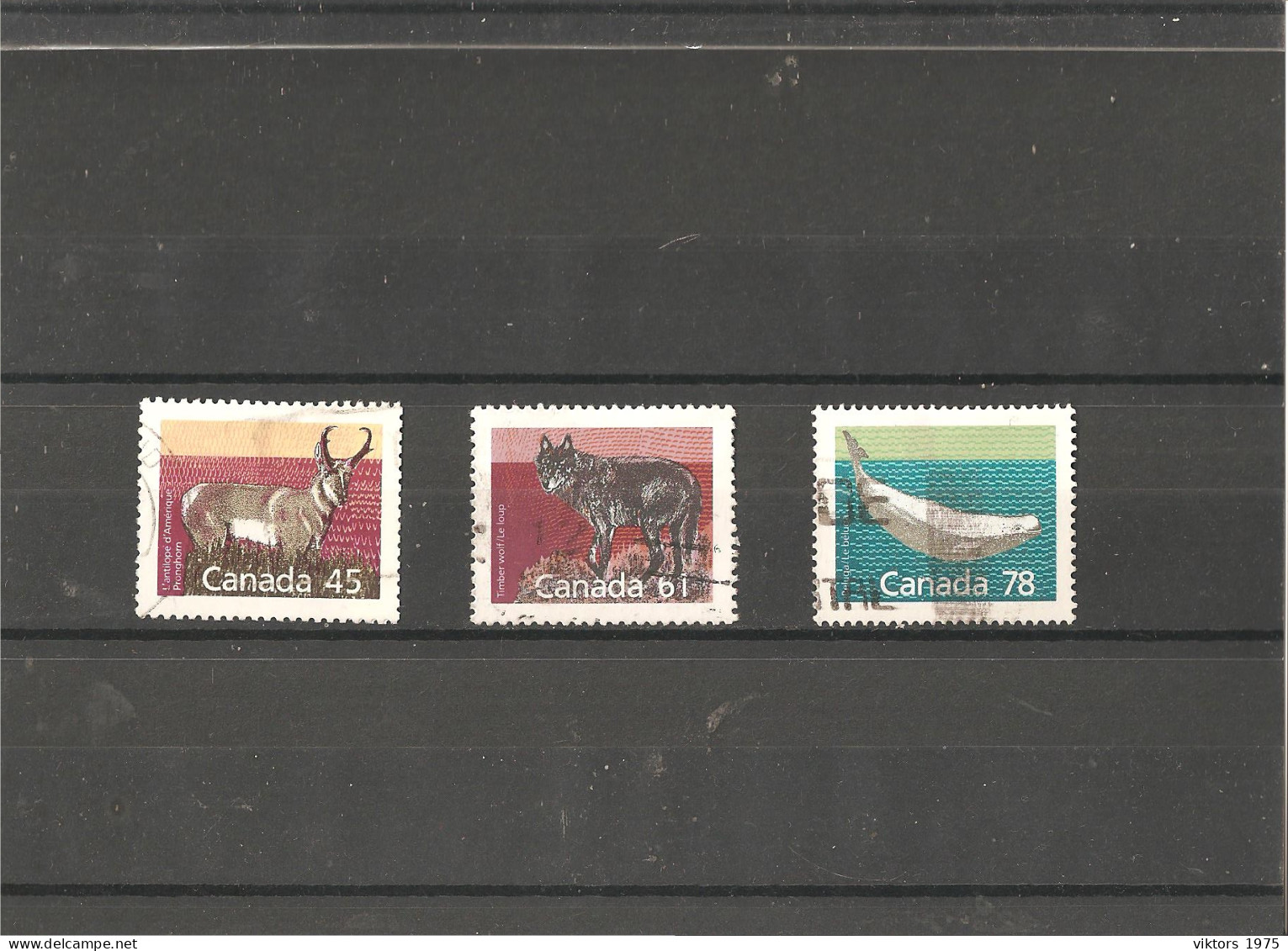 Used Stamps Nr.1308-1310 In Darnell Catalog  - Oblitérés