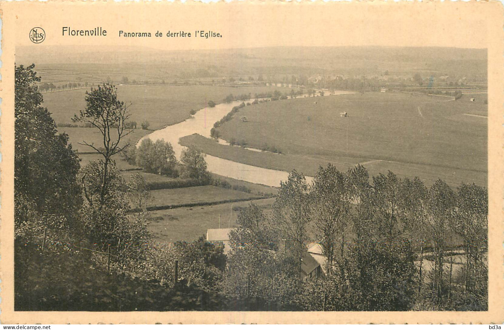 BELGIQUE - FLORENVILLE - PANORAMA DE DERRIERE L'EGLISE - Florenville