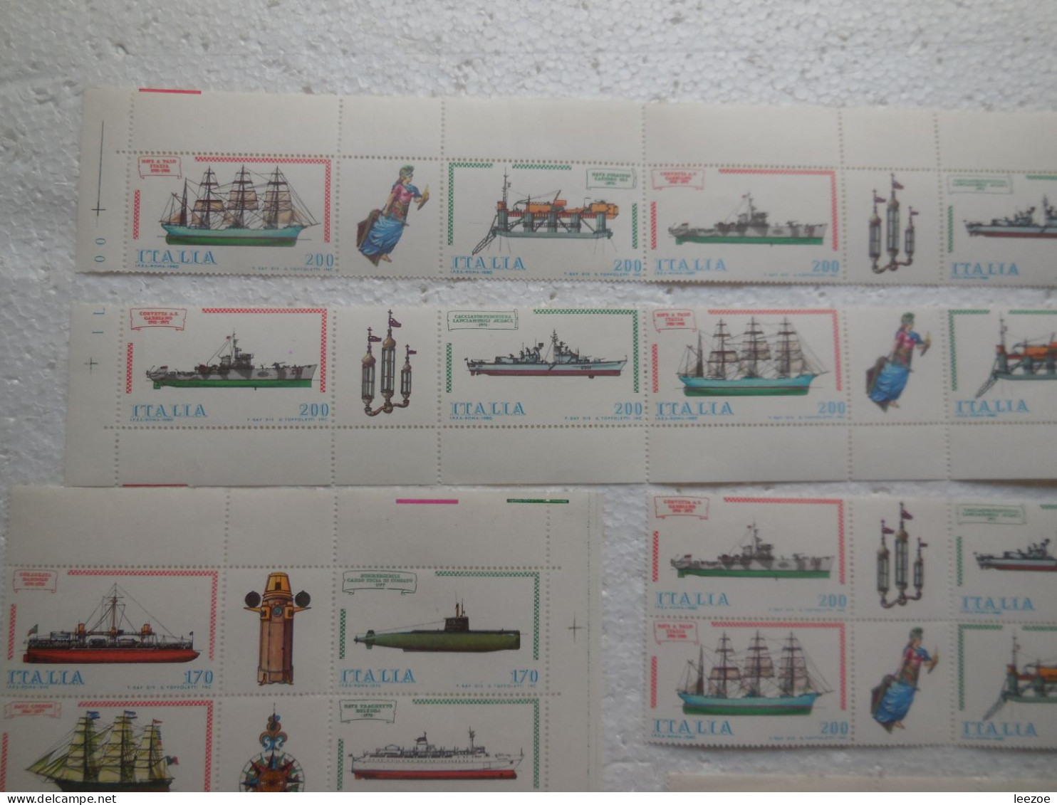 STAMP ITALIA, Lot TIMBRES ITALIEN, Timbres Catégorie Bateaux, Navires..  ...ref N5/40/8 - Sonstige & Ohne Zuordnung