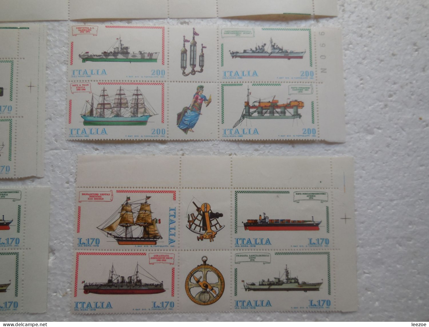 STAMP ITALIA, Lot TIMBRES ITALIEN, Timbres Catégorie Bateaux, Navires..  ...ref N5/40/8 - Andere & Zonder Classificatie