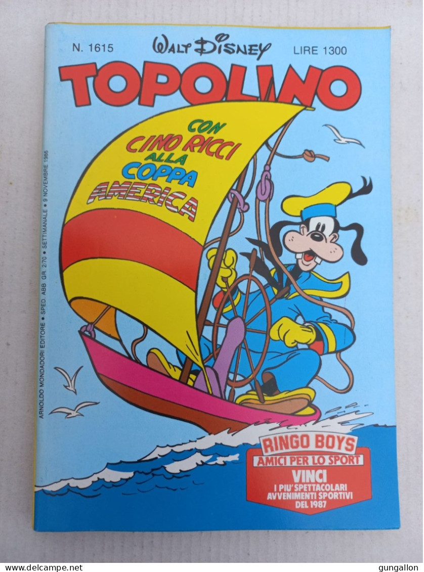 Topolino (Mondadori 1986) N. 1615 - Disney