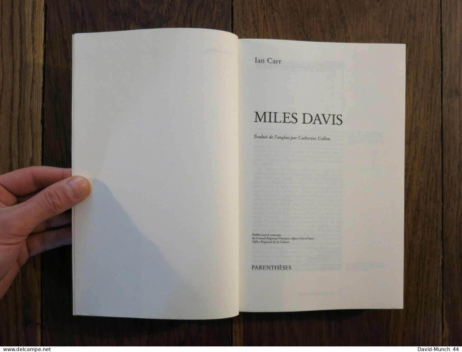 Miles Davis De Ian Carr. Parenthèses, Collection Epistrophy. 1991 - Muziek