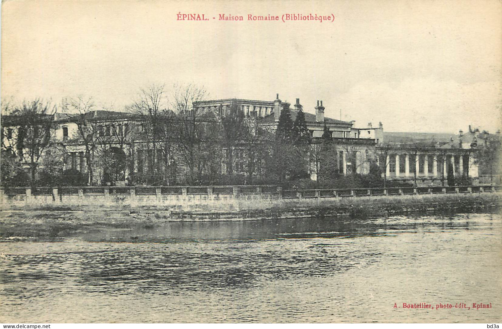 88 - EPINAL - MAISON ROMAINE - BIBLIOTHEQUE - A. Bouteiller -photo édit. Epinal - Epinal