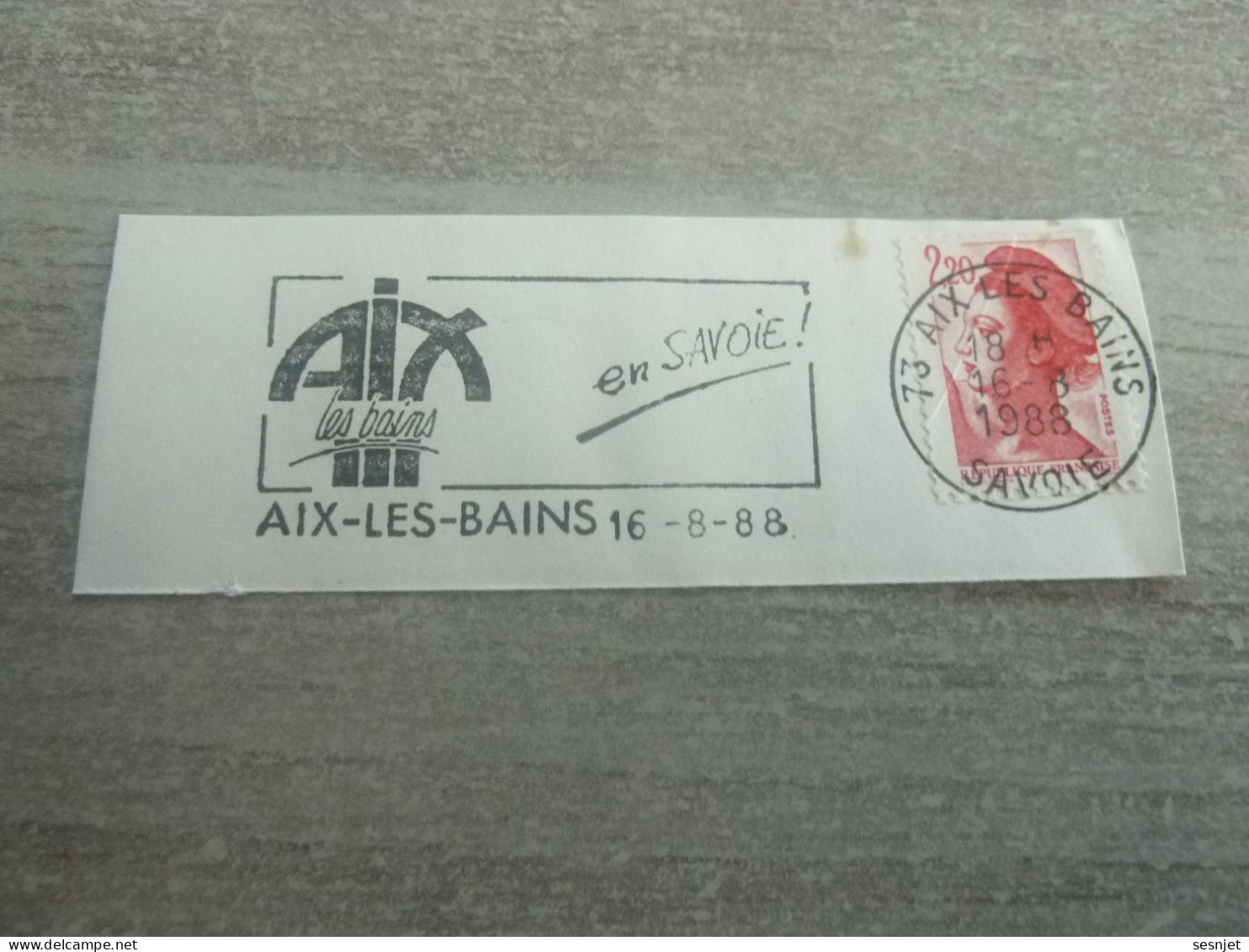 Aix-les-Bains - En Savoie - Yt 2376 - Flamme Philatélique - Année 1988 - - Usati