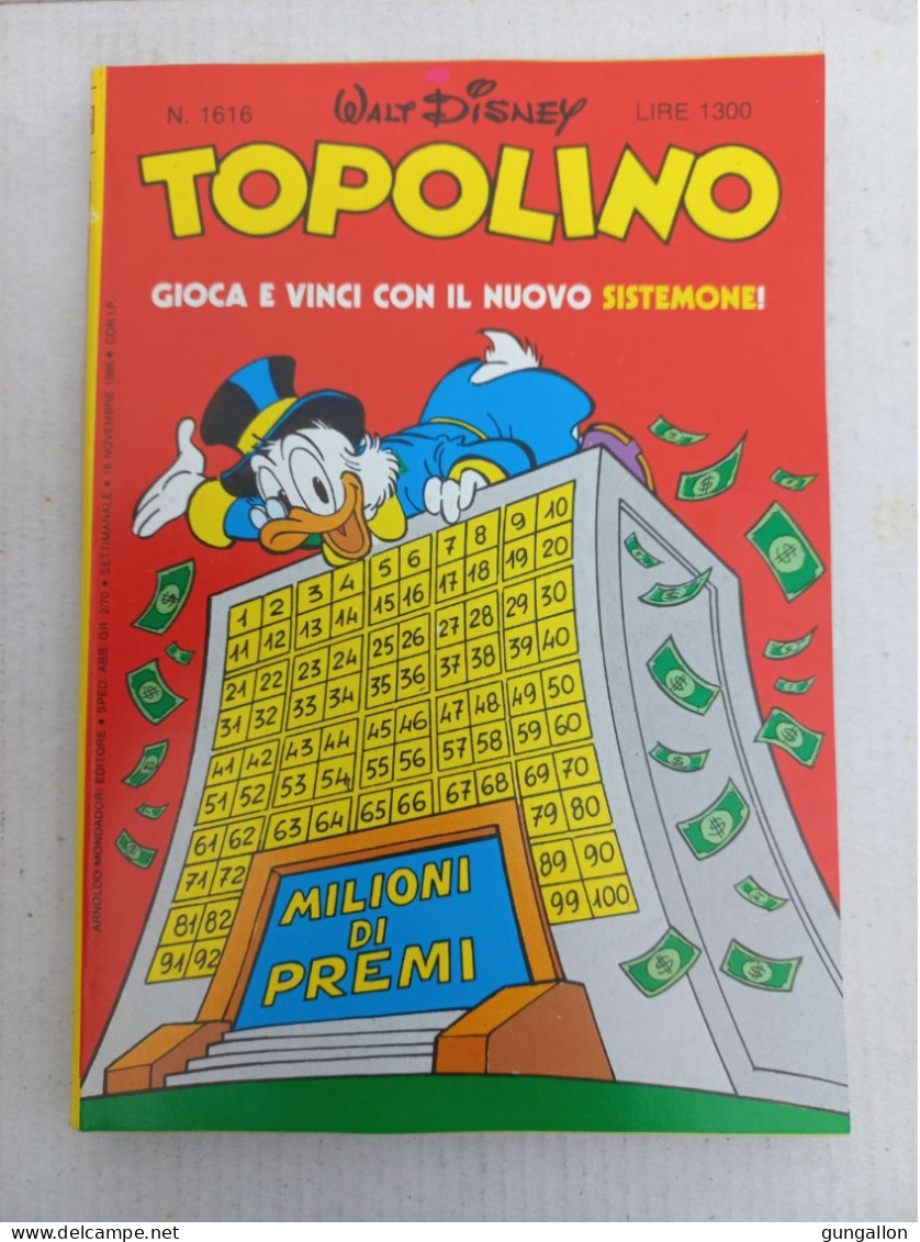 Topolino (Mondadori 1986) N. 1616 - Disney