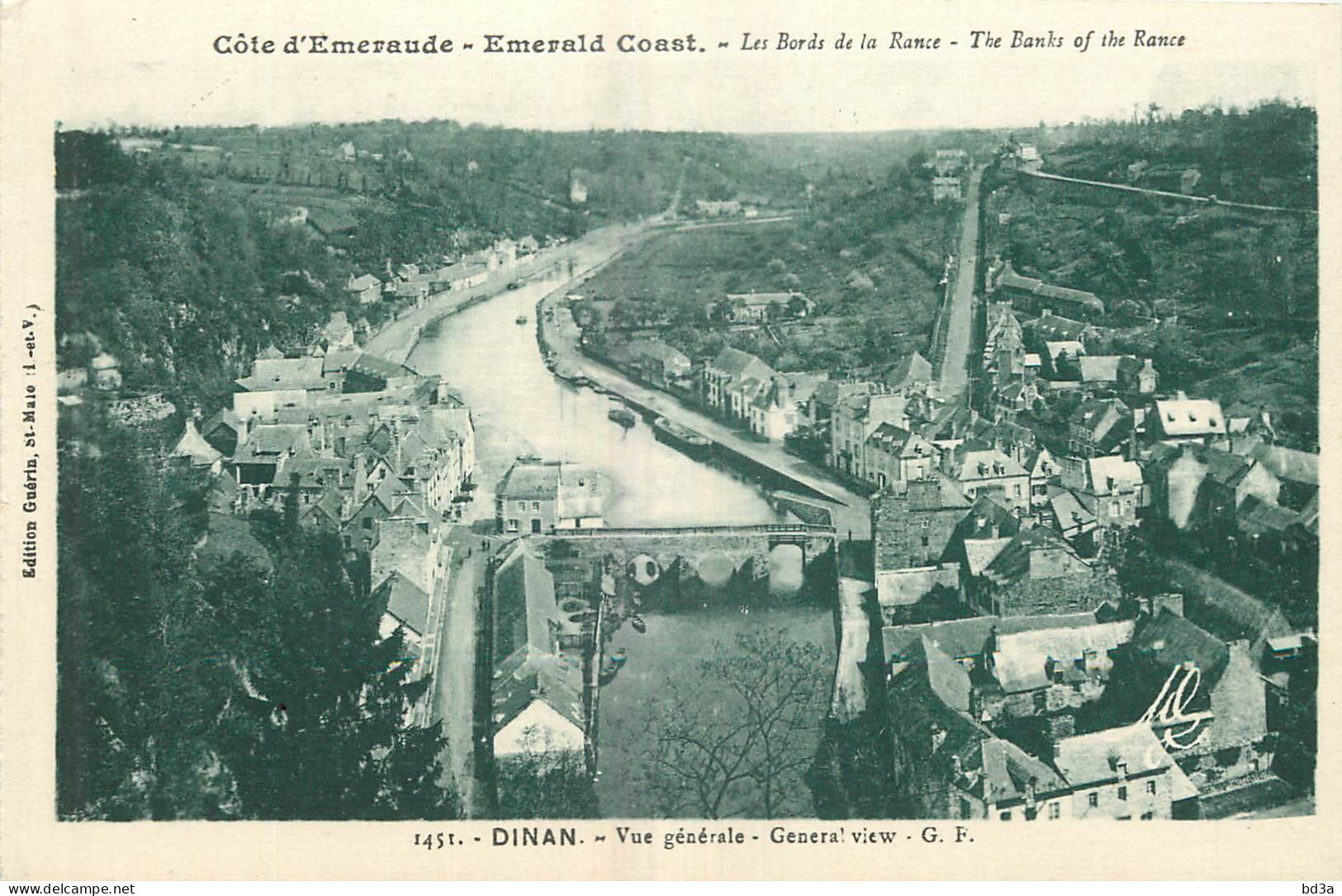 22 - DINAN - VUE GENERALE G.F. - 1451 - Dinan