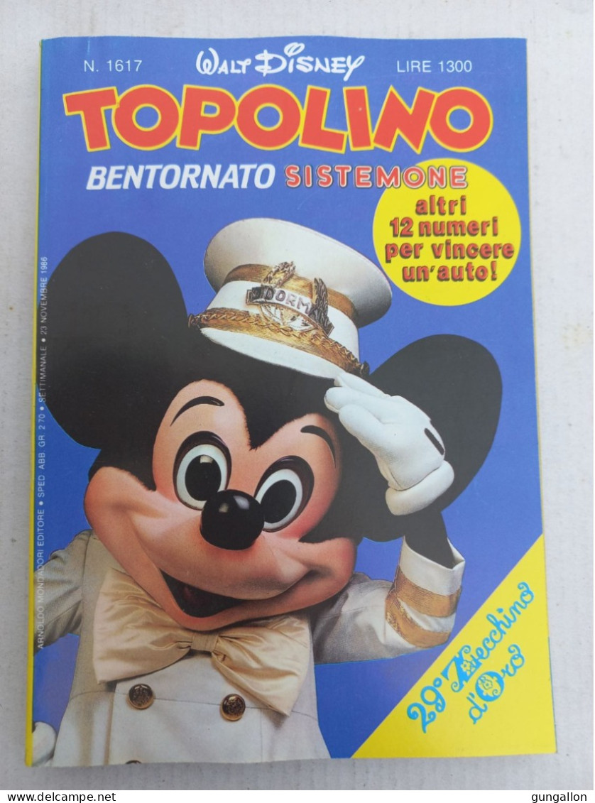 Topolino (Mondadori 1986) N. 1617 - Disney