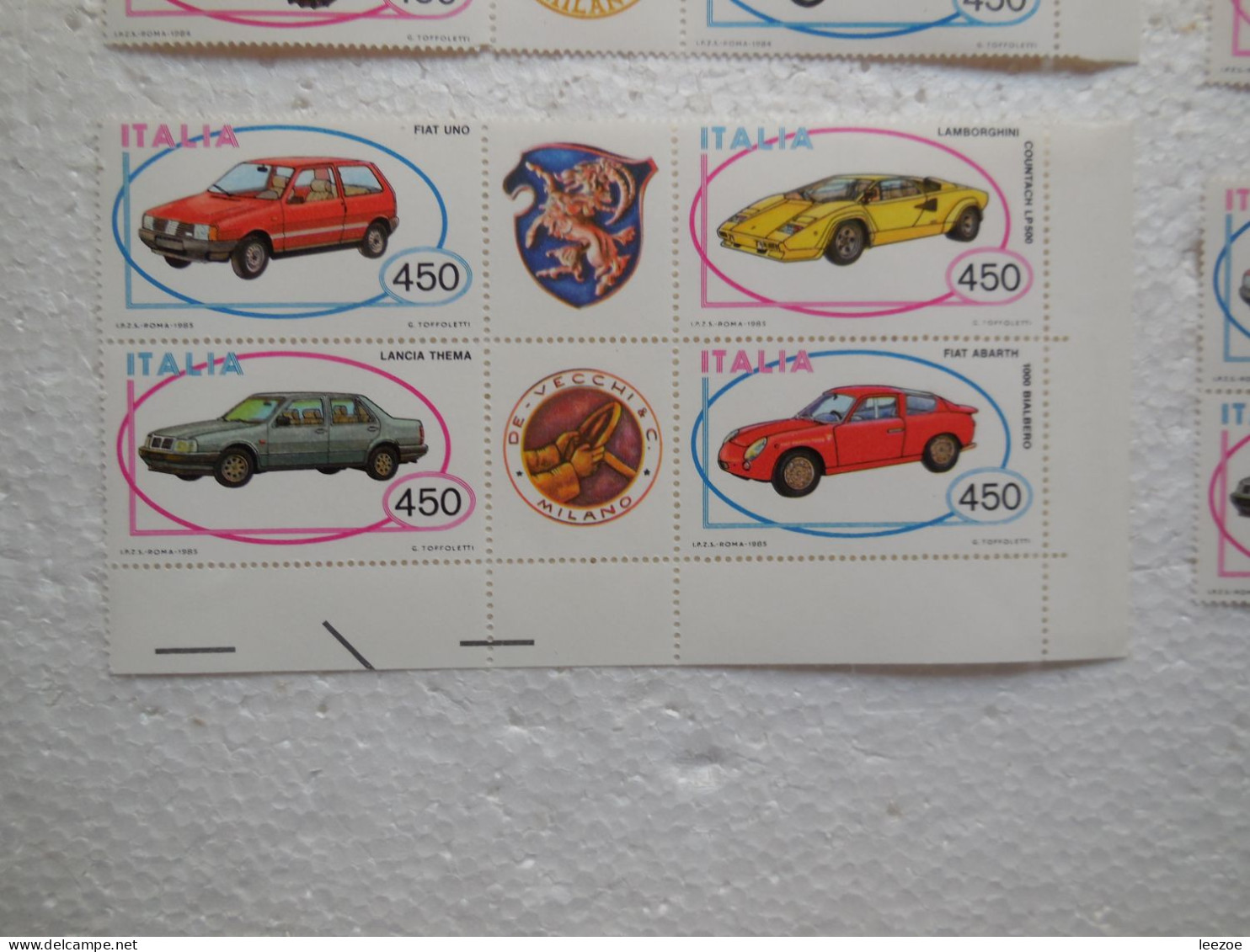 STAMP ITALIA, lot TIMBRES ITALIEN, timbres SCAT SIMI MILANO VOITURES SPORT TRACTEURS..  ...ref N5/40/8