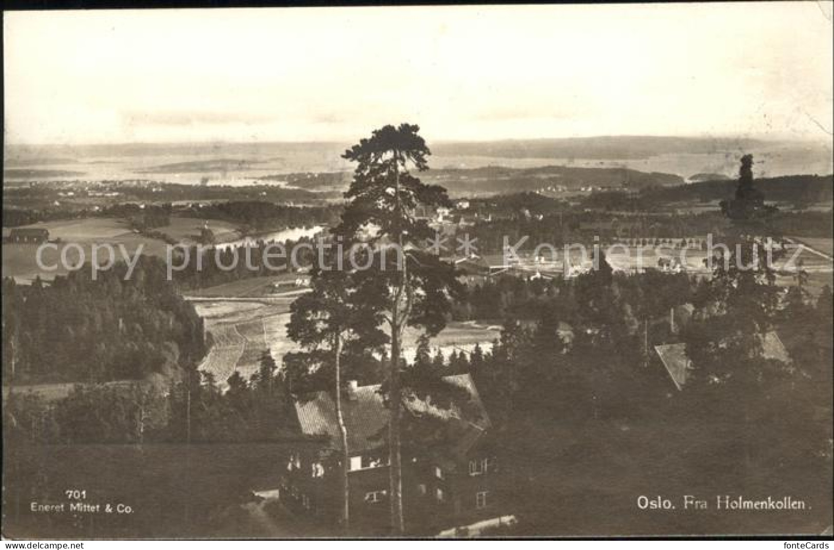 11671450 Oslo Norwegen Fra Holmenkollen Panorama Oslo Norwegen - Norwegen