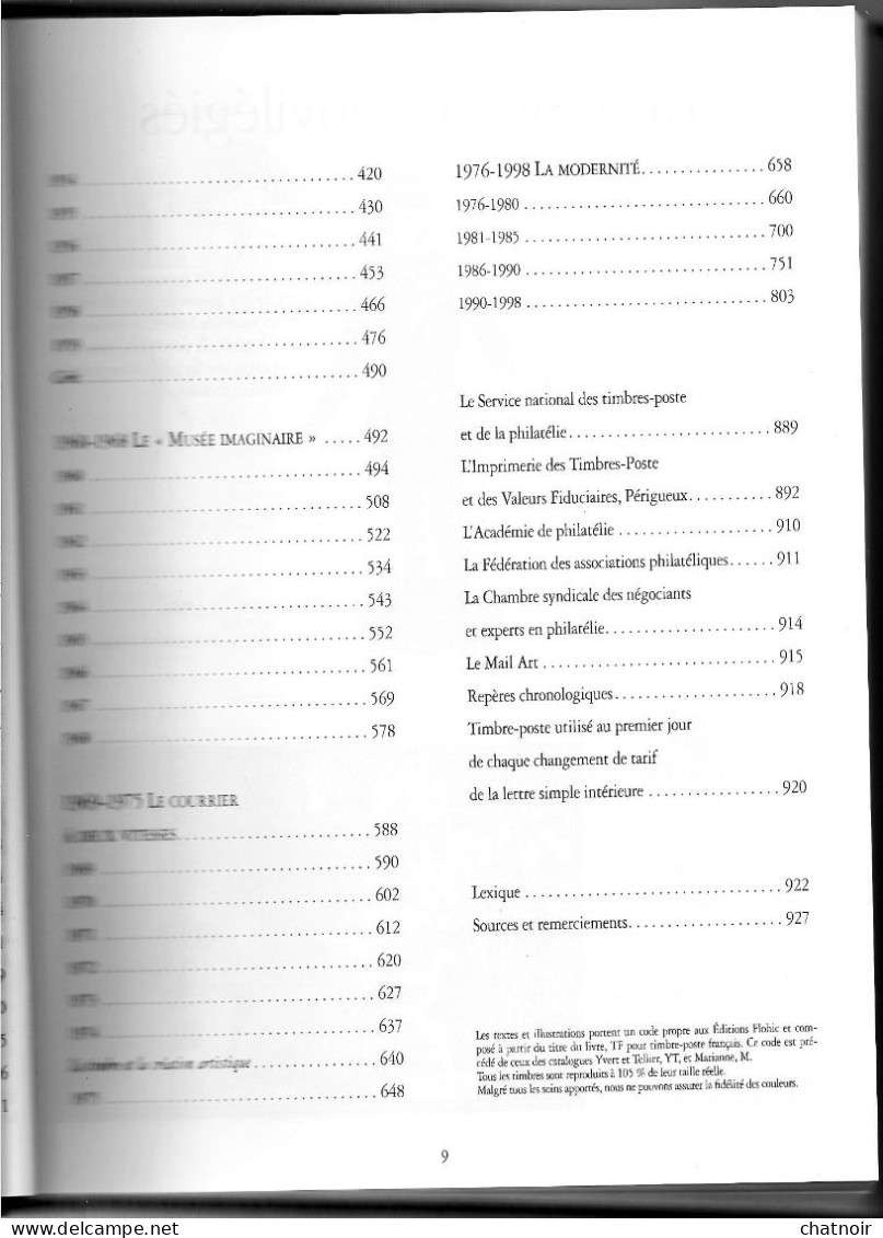 Le Patrimoine Du Timbre Poste Francais  927 Pages  Décembre  1998  / Poids 2,500 Kg - Filatelia E Storia Postale