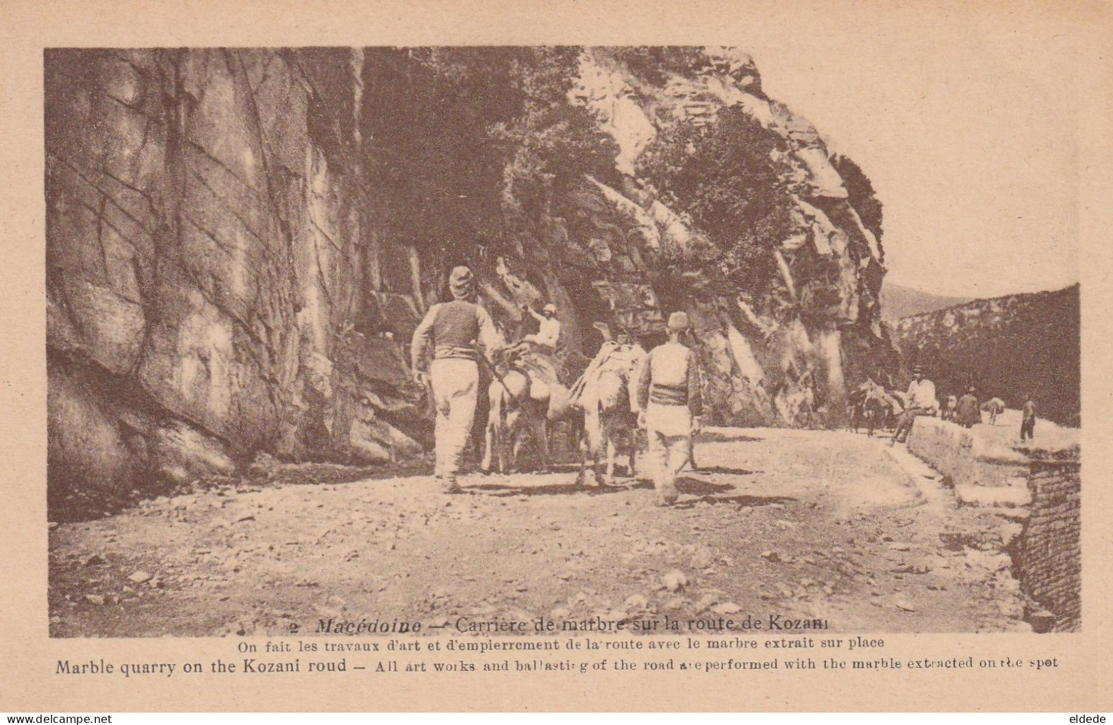 Carrières De Marbre Kozani Macedoine Marble Quarry Edit Panisse Gallenca - Bergbau