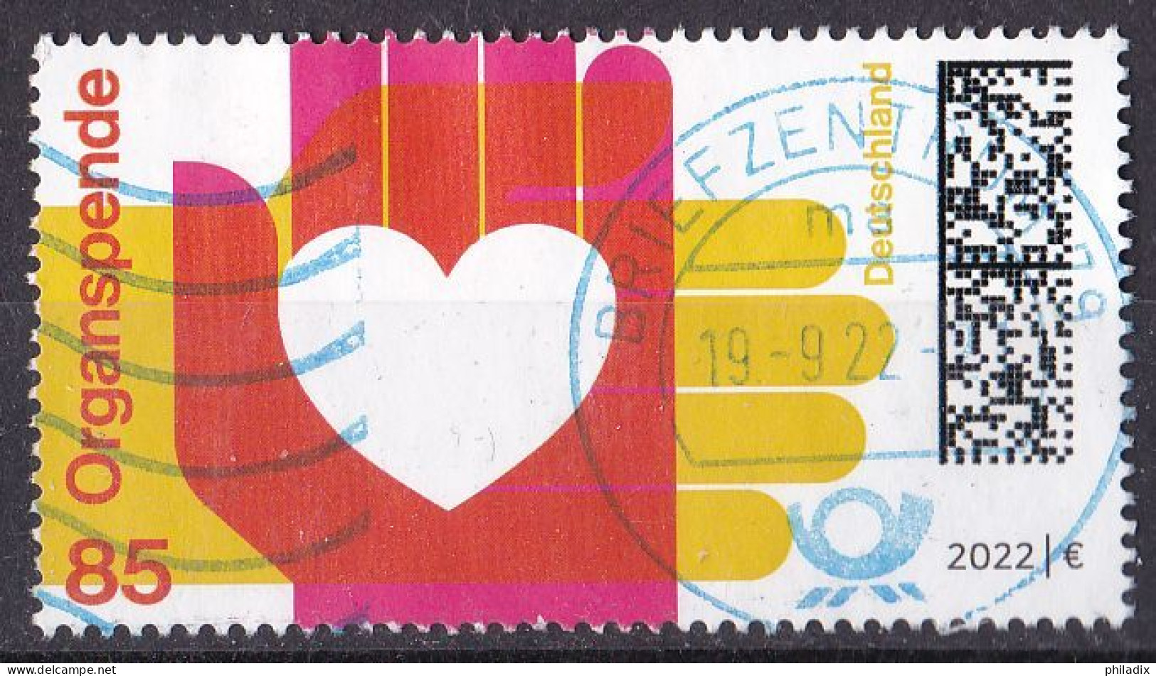 BRD 2022 Mi. Nr. 3693 O/used (BRD1-4) - Gebraucht