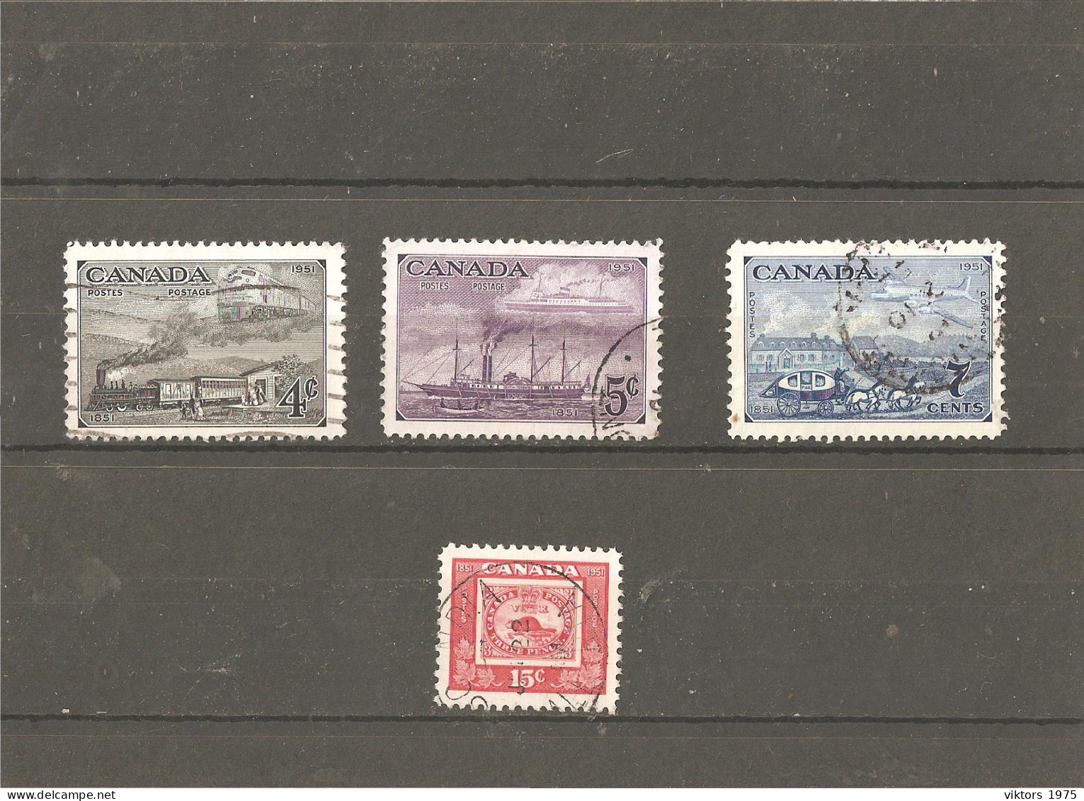 Used Stamps Nr.356-359 In Darnell Catalog  - Gebruikt