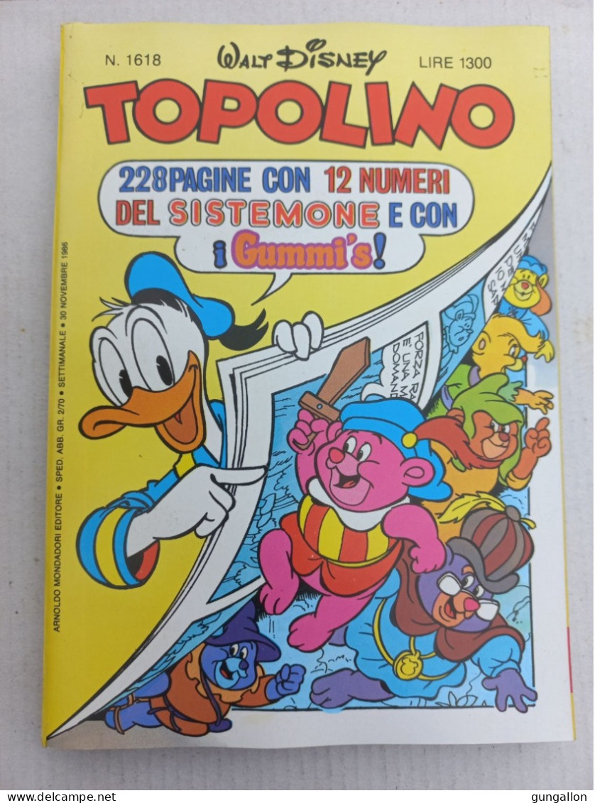 Topolino (Mondadori 1986) N. 1618 - Disney