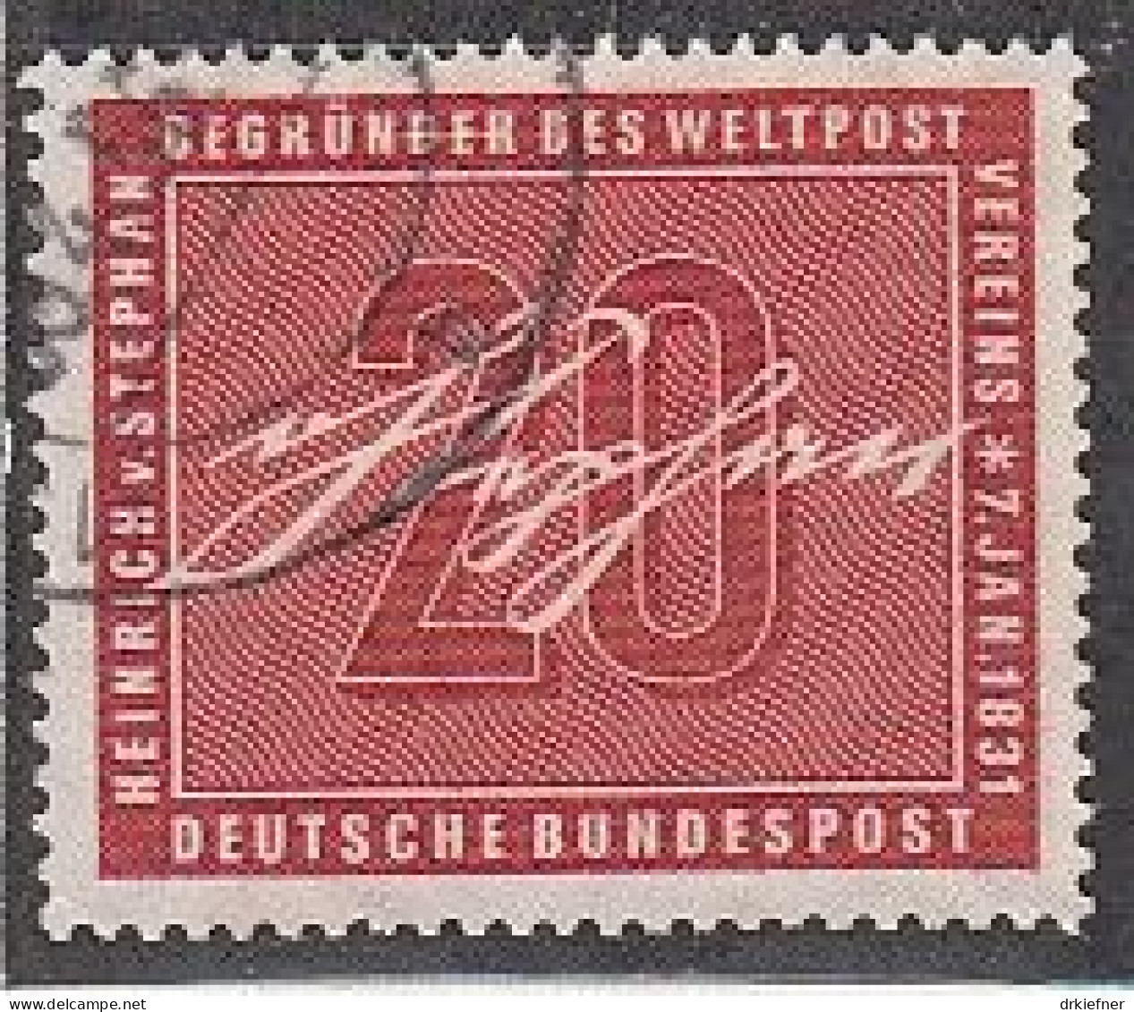 BRD  227, Gestempelt, Heinrich Von Stephan, 1956 - Oblitérés
