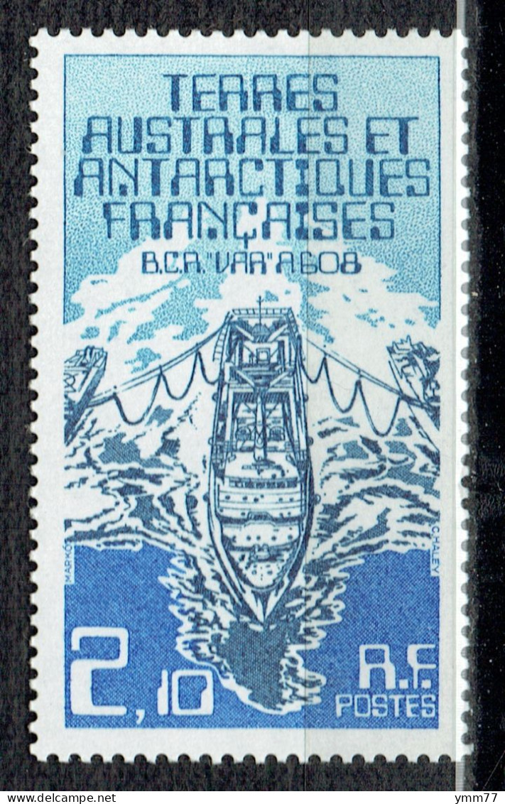 Navires De Liaison Avec La Mission Antarctique : Le "Var" - Unused Stamps
