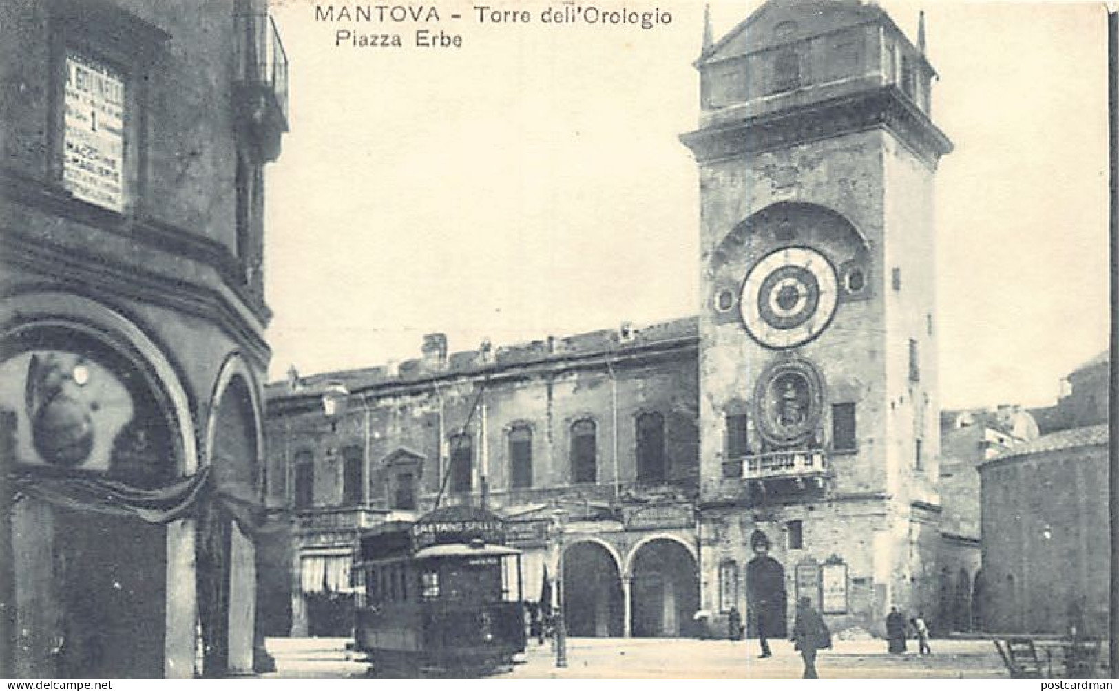 MANTOVA - Tram 5 - Piazza Erbe - Torre Dell'Orologio - Mantova