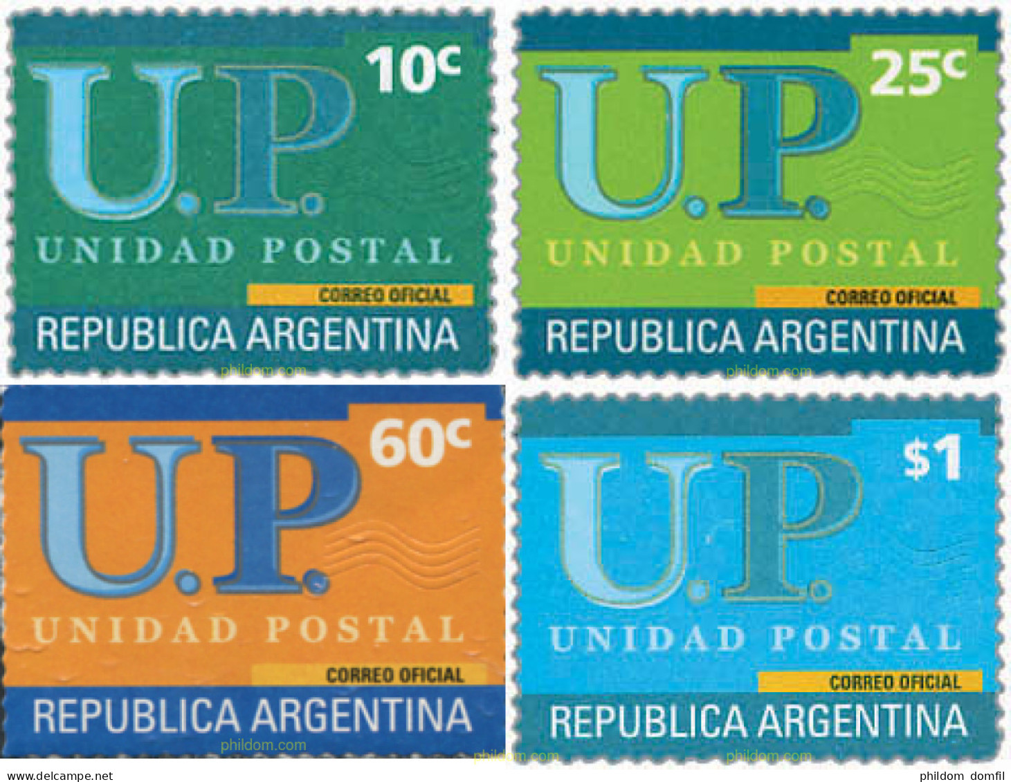 673021 MNH ARGENTINA 2001 UNIDAD POSTAL - Unused Stamps