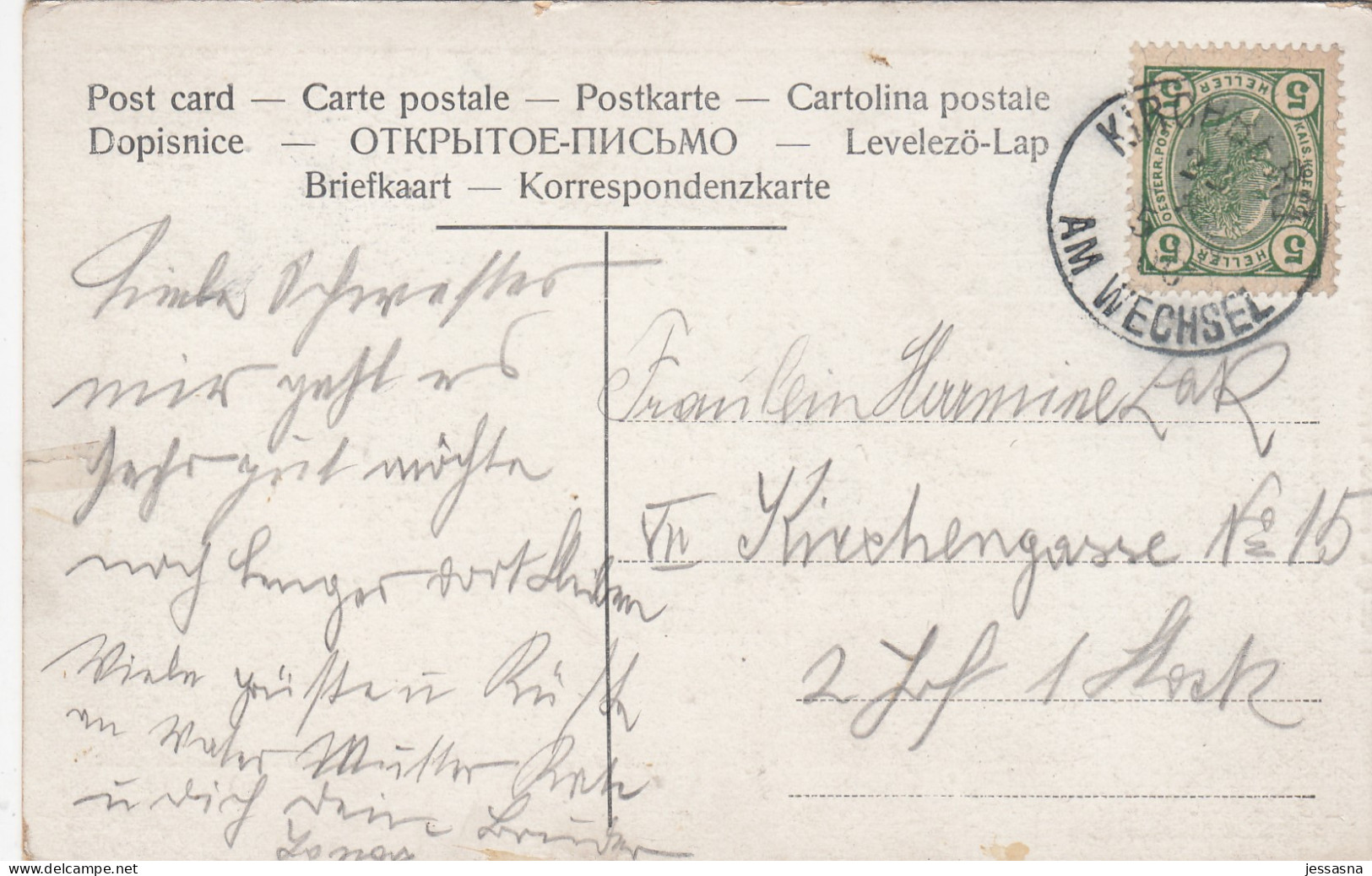 AK - (NÖ) ST. CORONA Am Wechsel - Ortsansicht Mit Wallfahrtskirche 1906 - Wechsel