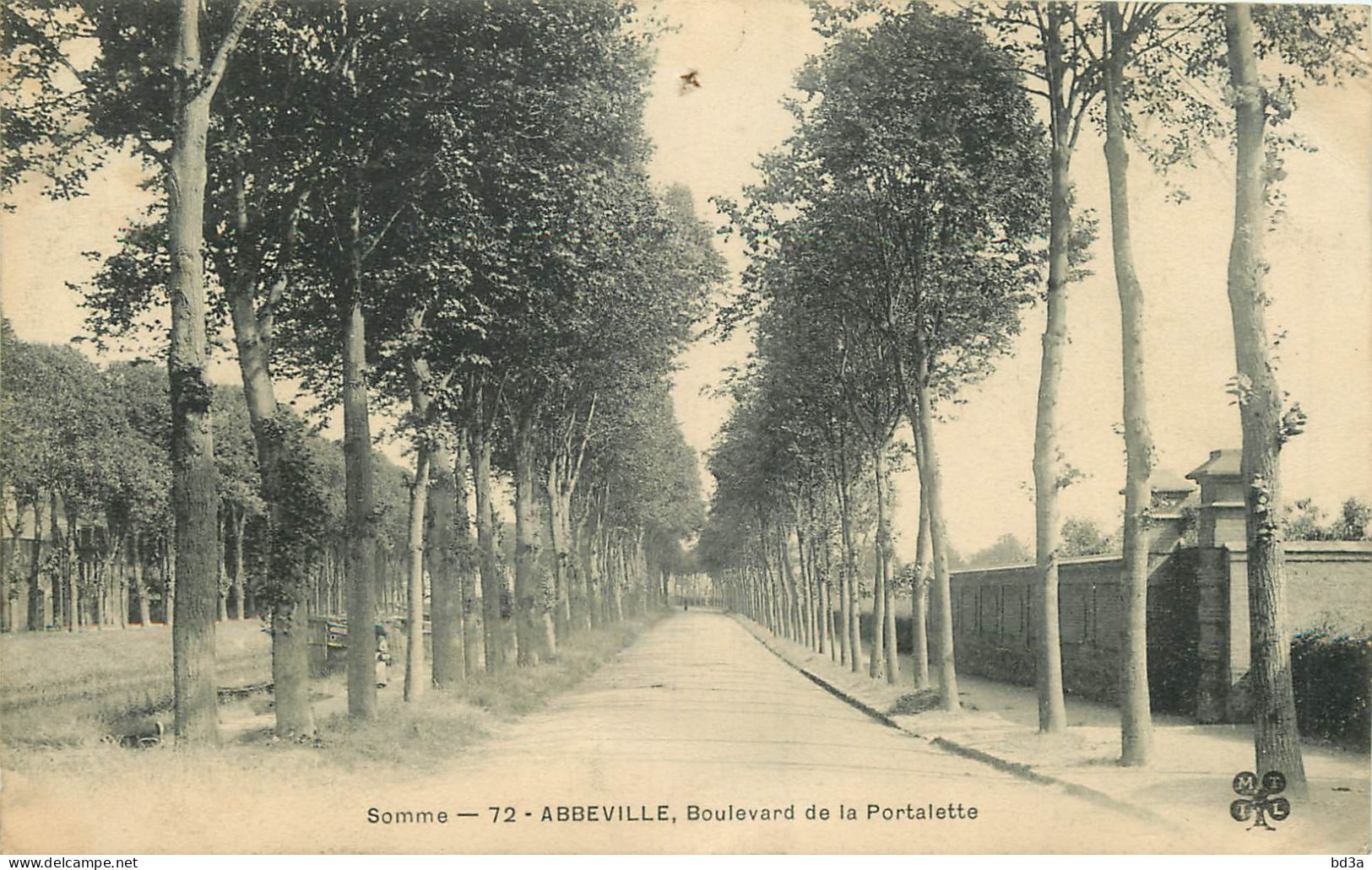 80 - ABBEVILLE - BOULEVARD DE LA PORTALETTE - Abbeville