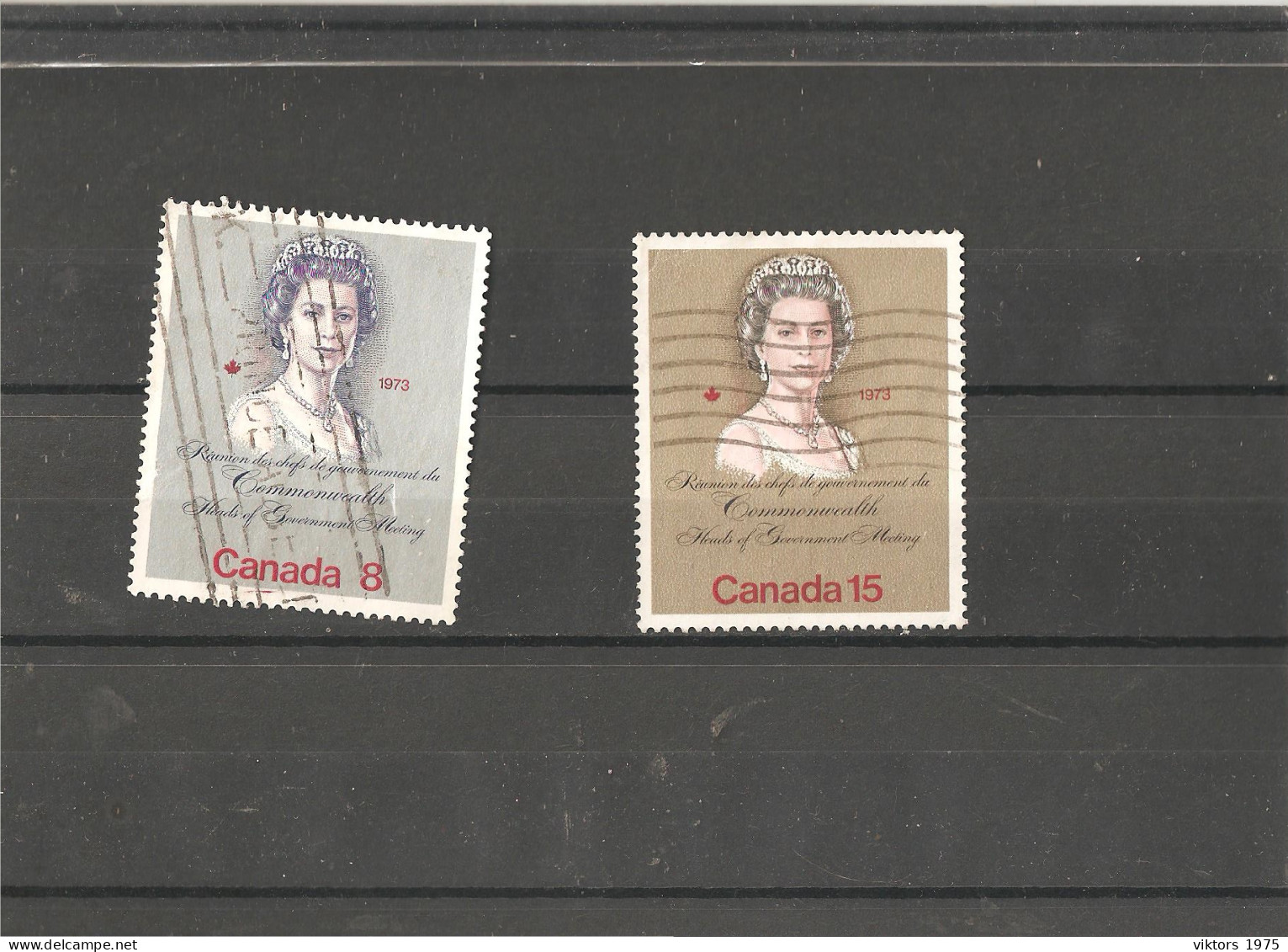 Used Stamps Nr.654-655 In Darnell Catalog - Gebruikt