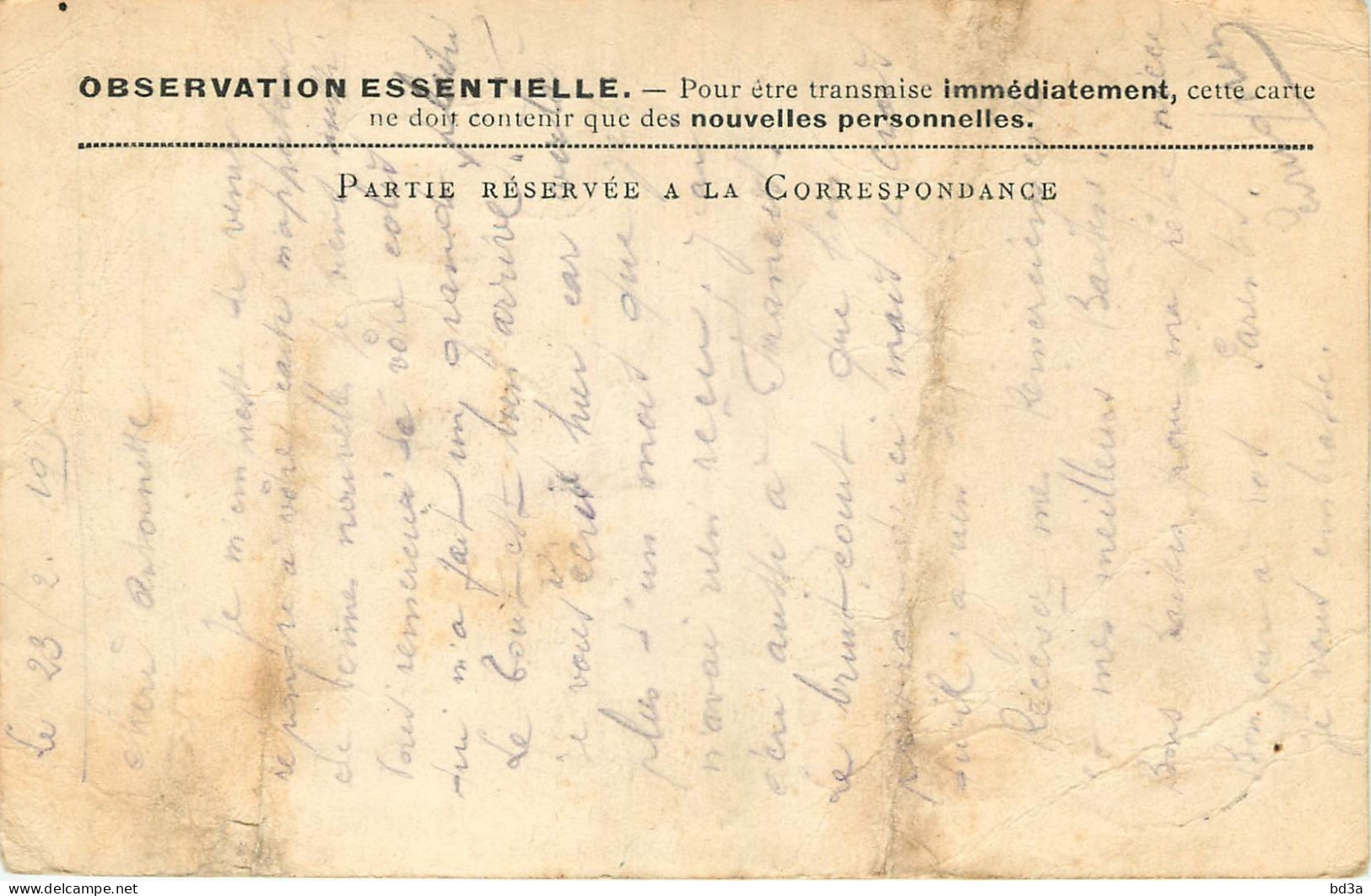 GUERRE 14 - 18 - CARTE FRANCHISE MILITAIRE  - Lettres & Documents