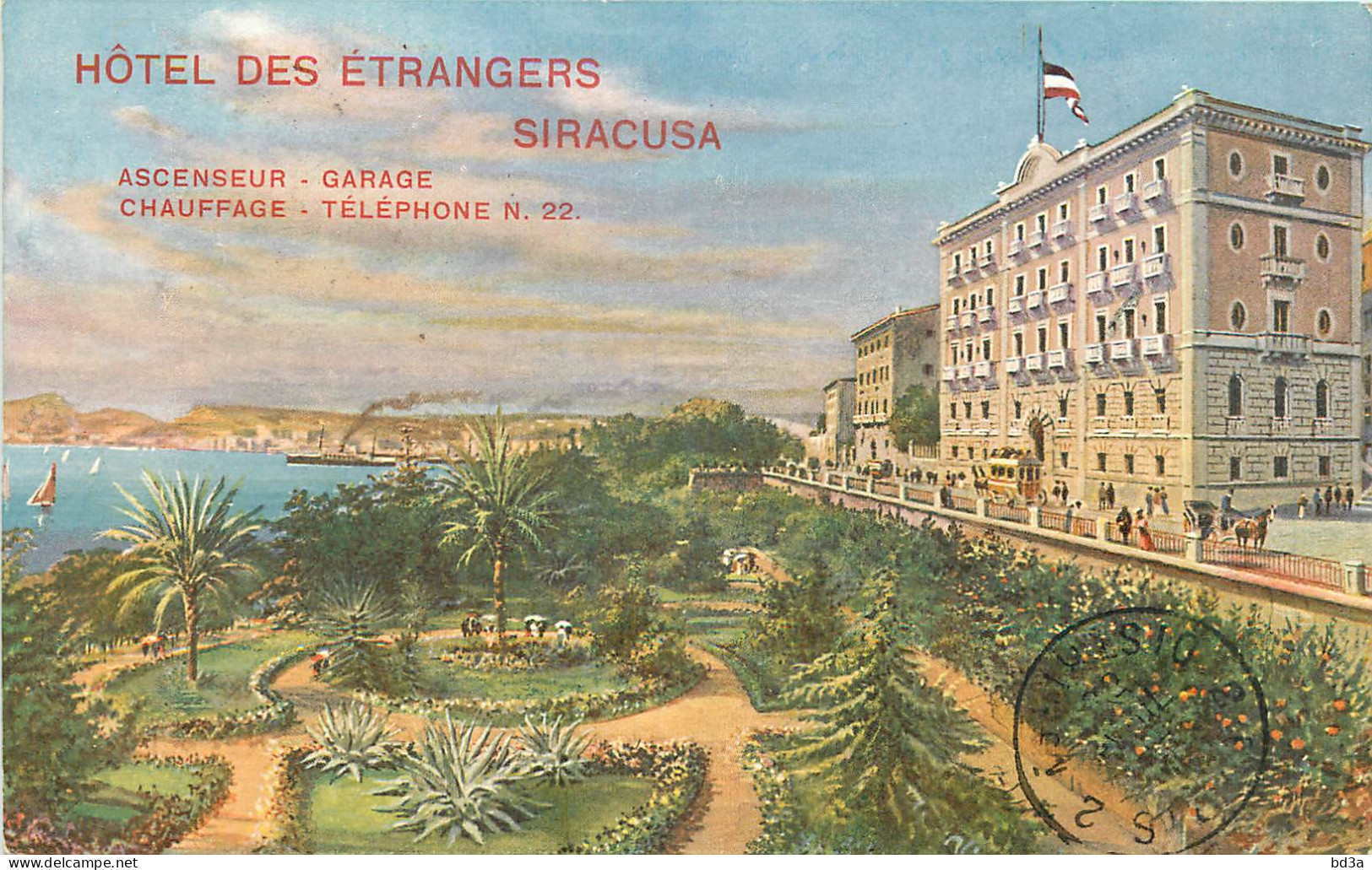  SIRACUSA - HOTEL DES ETRANGERS - Hoteles & Restaurantes