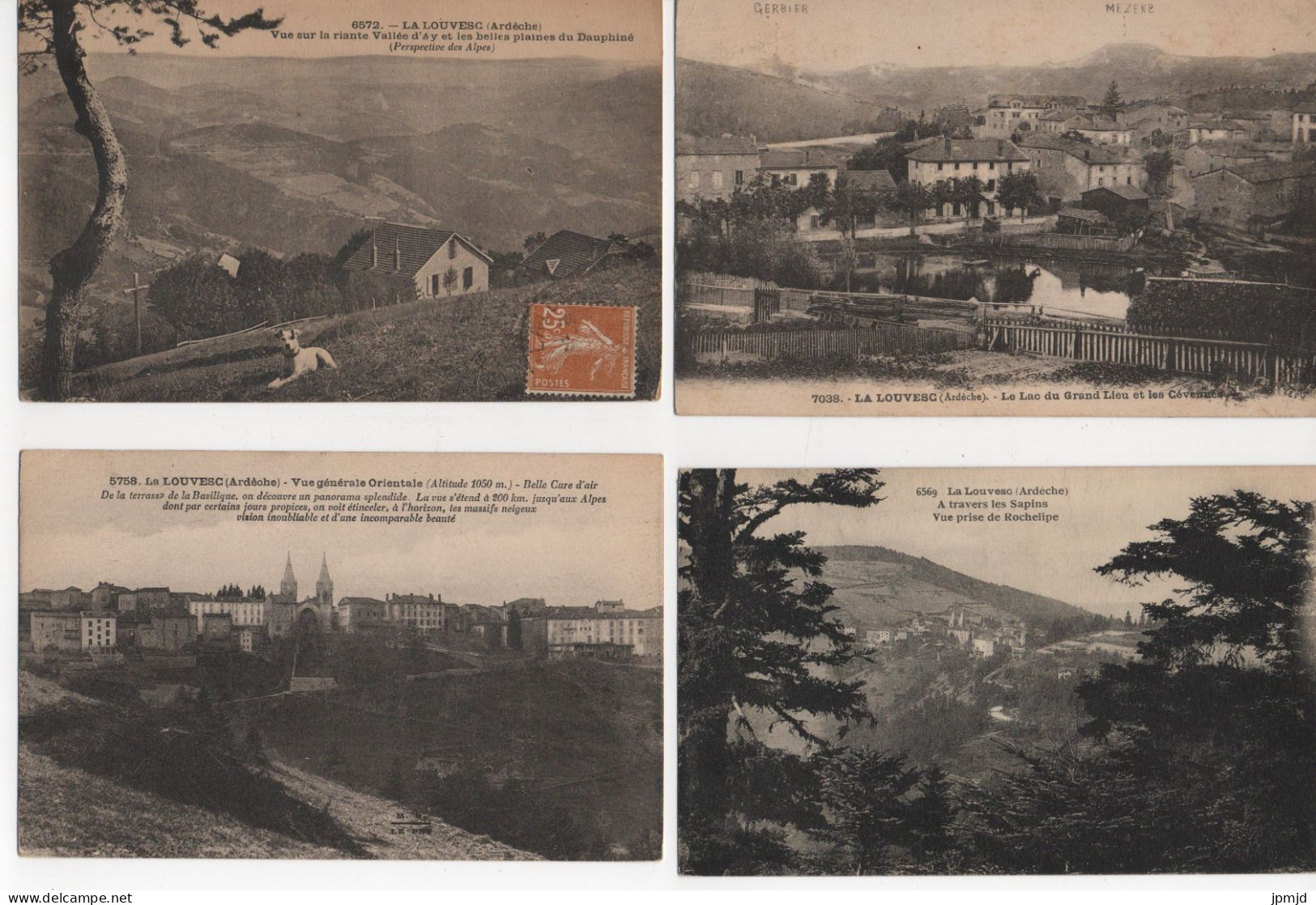 07 - LA LOUVESC - Lot De 20 Cartes Postales Format 9 X 14 Cm En Tbe - Toutes Scannées - Lot N° 3 - (R011) - La Louvesc