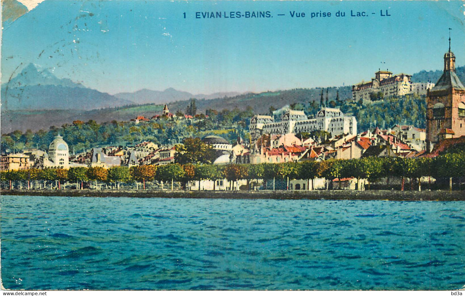 74 - EVIAN LES BAINS - VUE PRISE DU LAC - LL - 1 - Evian-les-Bains