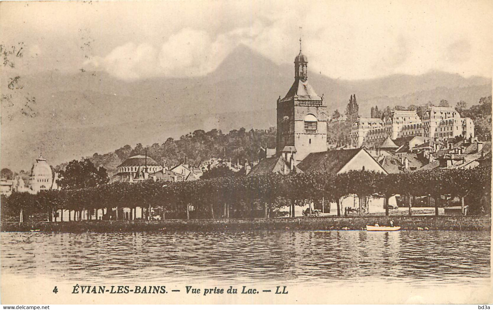 74 - EVIAN LES BAINS - VUE PRISE DU LAC - LL - 4 - Evian-les-Bains