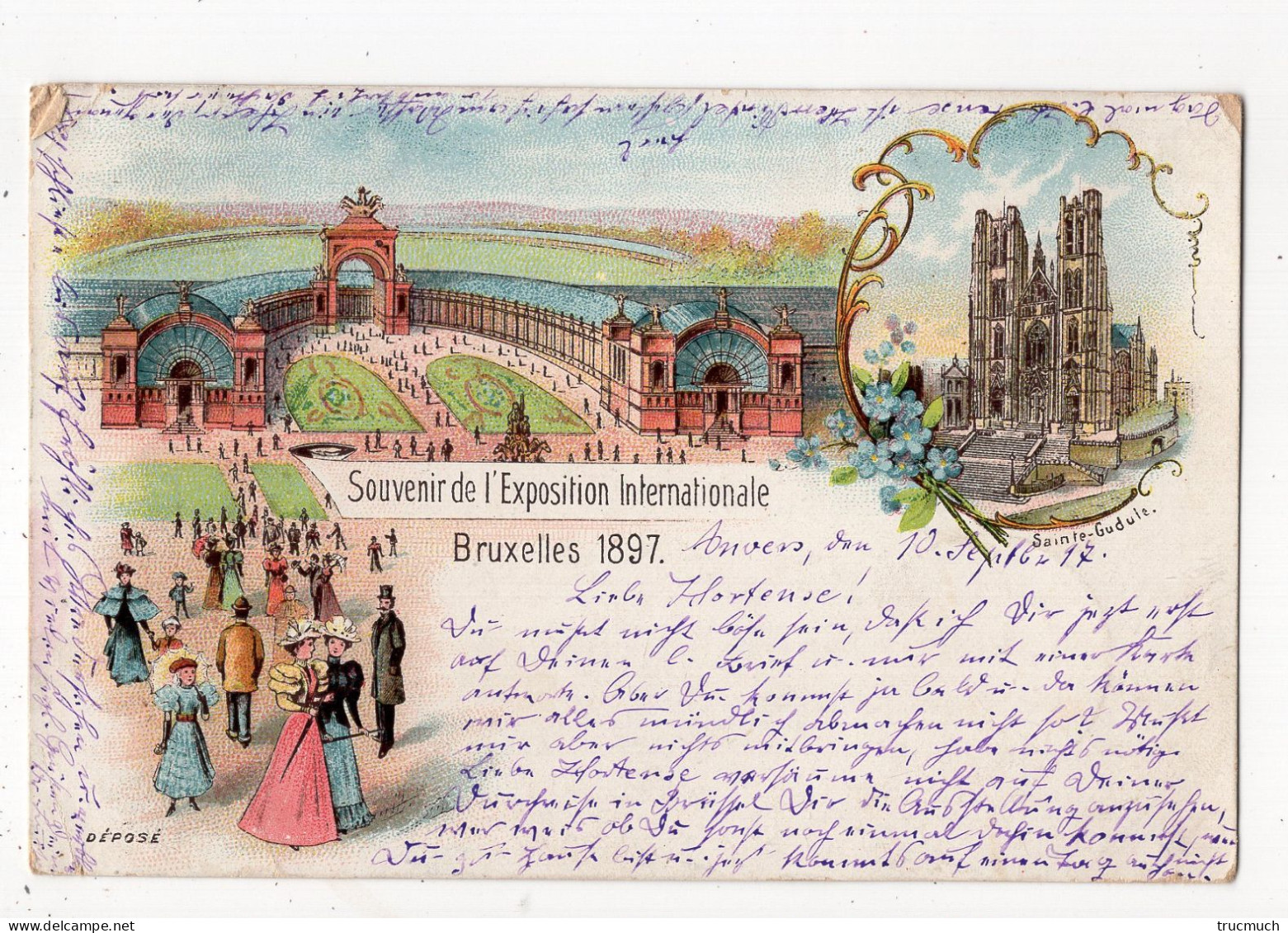 455 - BRUXELLES - Souvenir De L'Exposition Internationale *1897* - Mostre Universali