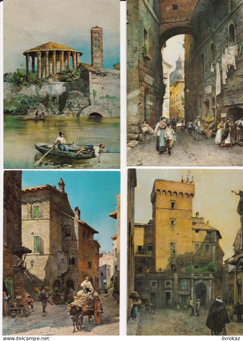 Lot De 34 Cartes Postales Neuves De Rome (Roma) Roma Sparita De E. Roesler Franz - Andere Monumenten & Gebouwen