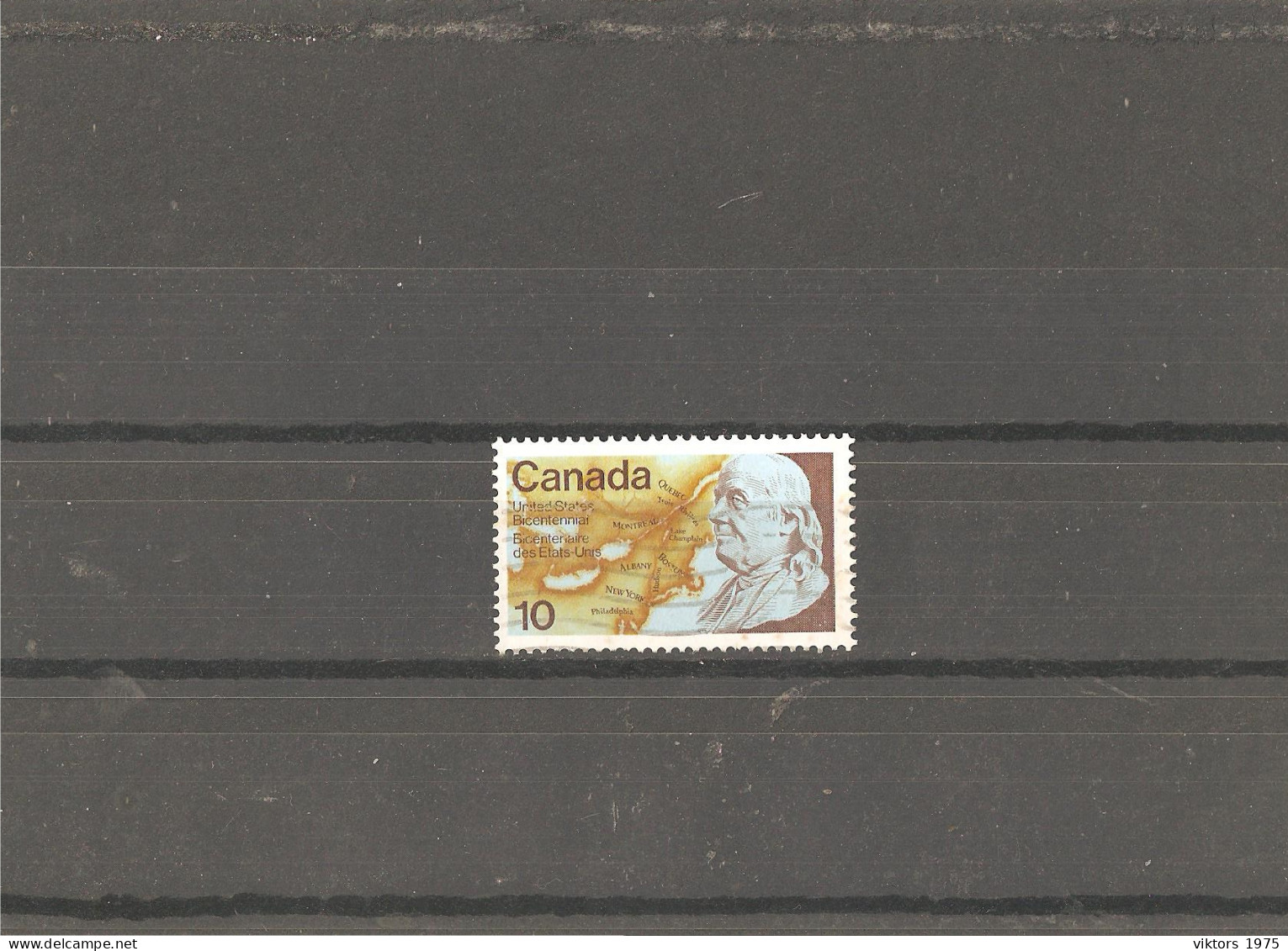 Used Stamp Nr.756 In Darnell Catalog - Oblitérés