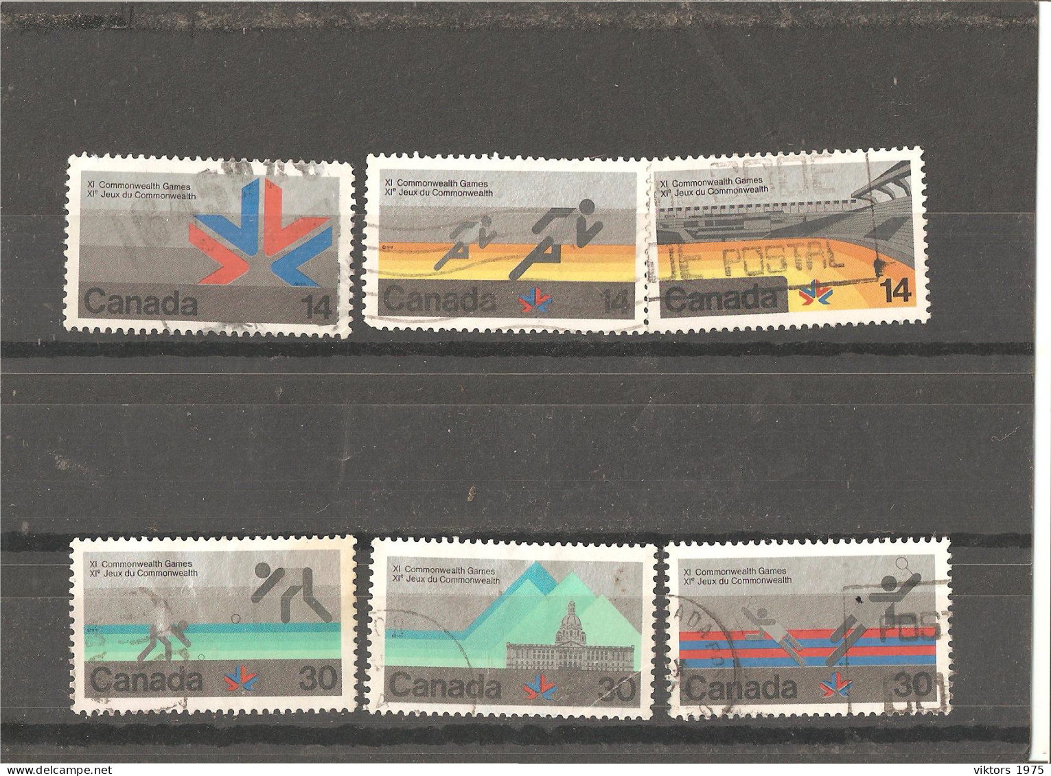 Used Stamps Nr.820-825 In Darnell Catalog - Gebruikt