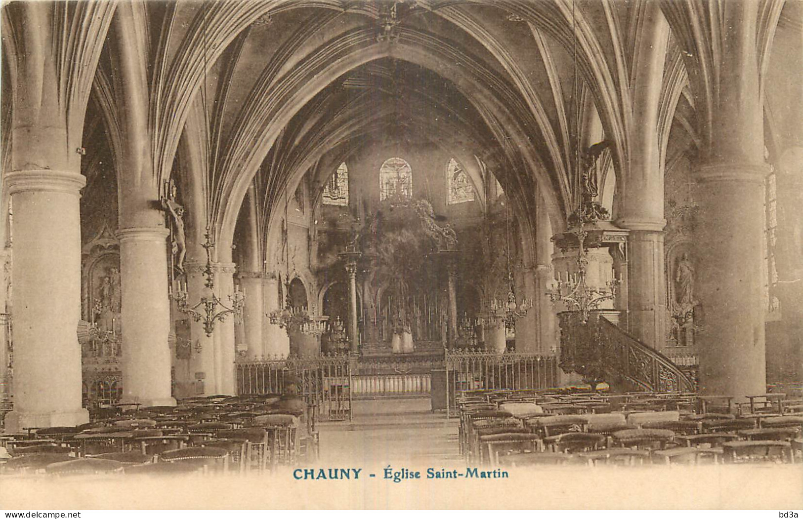 02 - CHAUNY - EGLISE SAINT MARTIN - Chauny