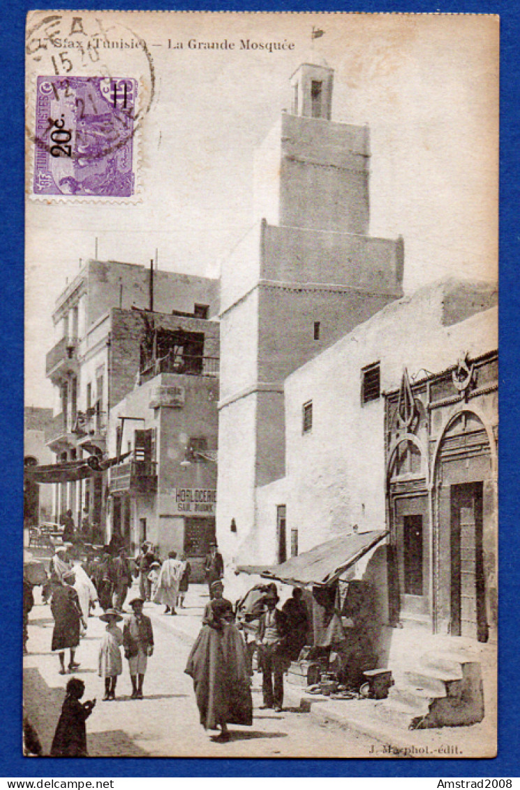 1921 - SFAX - LA GRANDE MOSQUEE  - TUNISIE - Tunisie