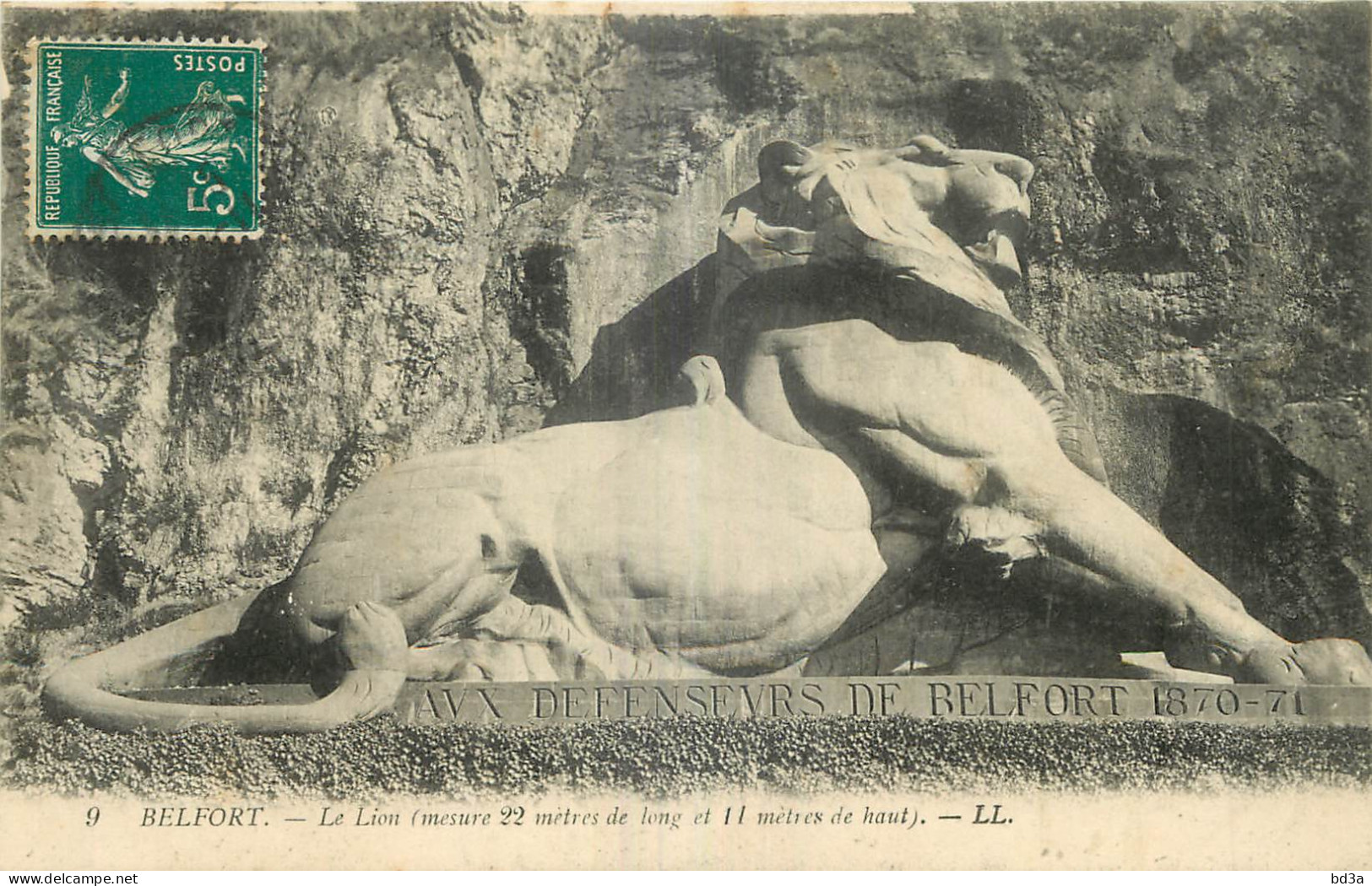 90 - BELFORT -  LE LION  - Belfort – Le Lion