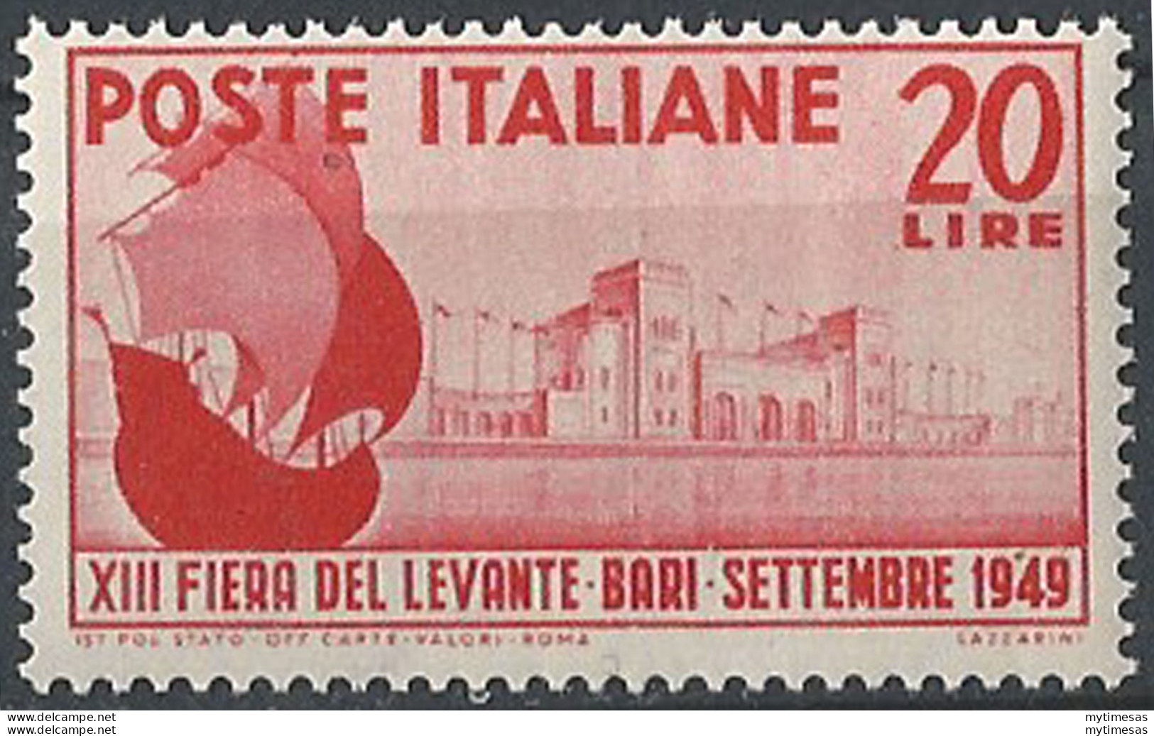 1949 Italia Fiera Di Bari MNH Sassone N. 610 - 1946-60: Nuovi